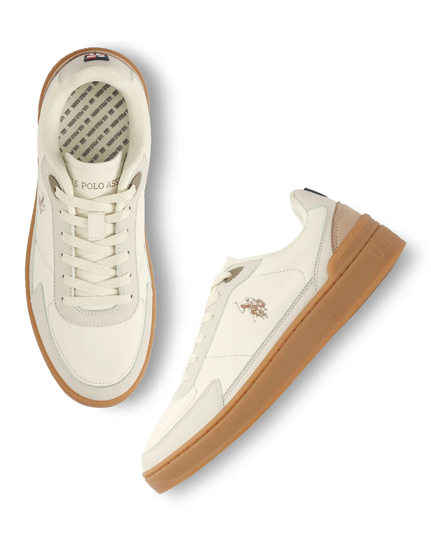 Men Round Toe Crest Sneakers - Image 2