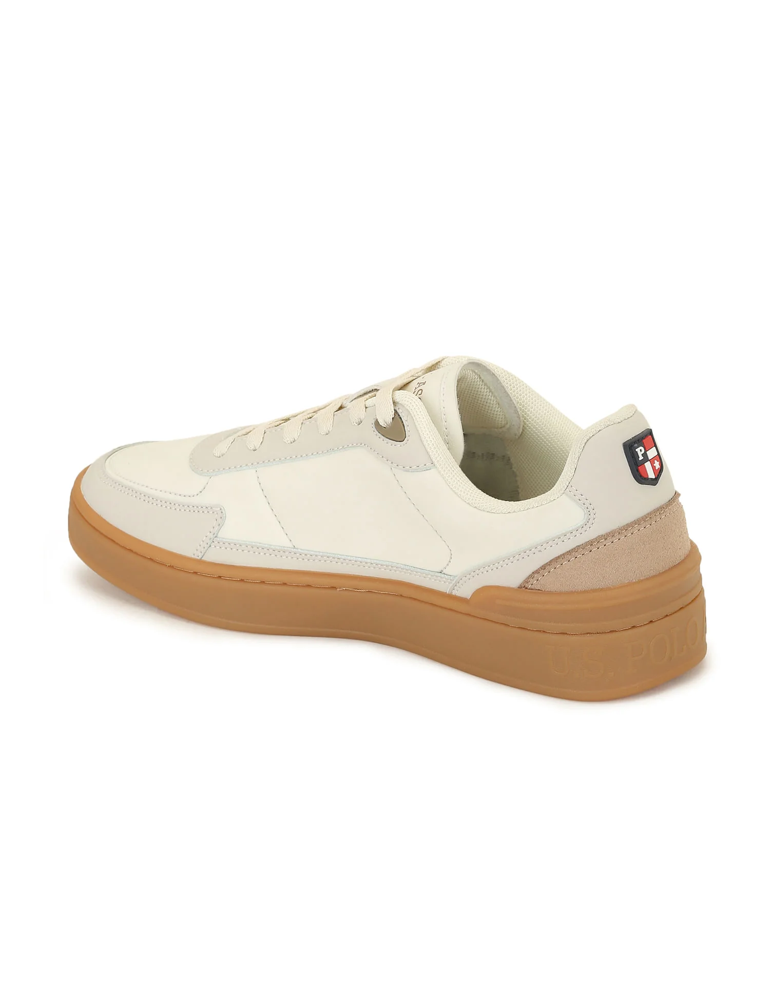 Men Round Toe Crest Sneakers - Image 3