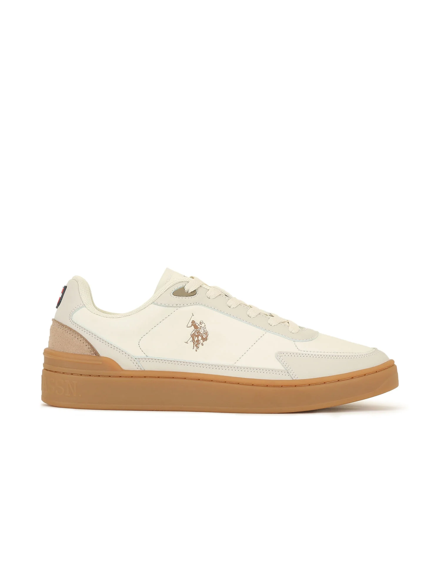 Men Round Toe Crest Sneakers - Image 4