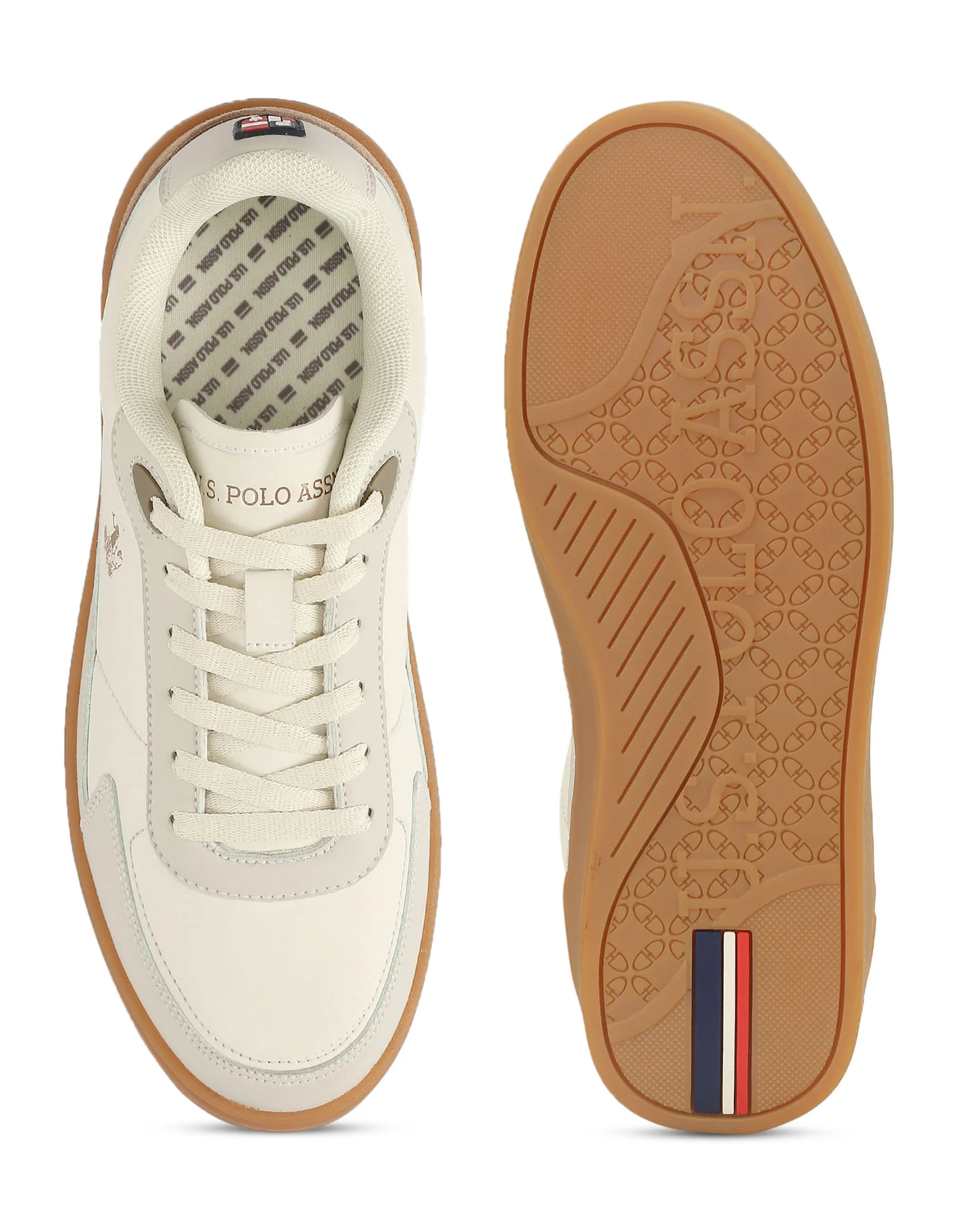 Men Round Toe Crest Sneakers - Image 5