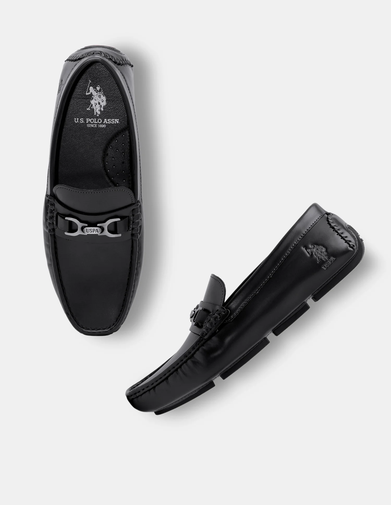 Men Tatum Slip-Ons Glossy Loafers - Image 2