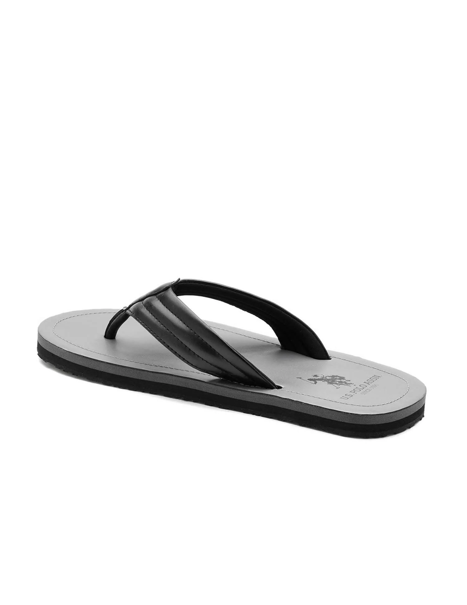 Men Terry Solid Flip Flops - Image 3