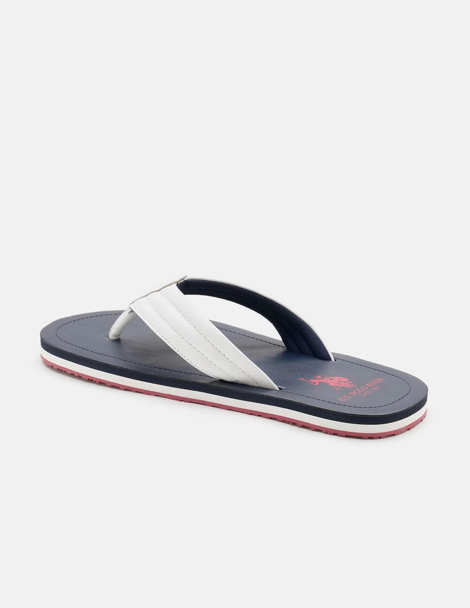 Men Terry Solid Flip Flops - Image 3