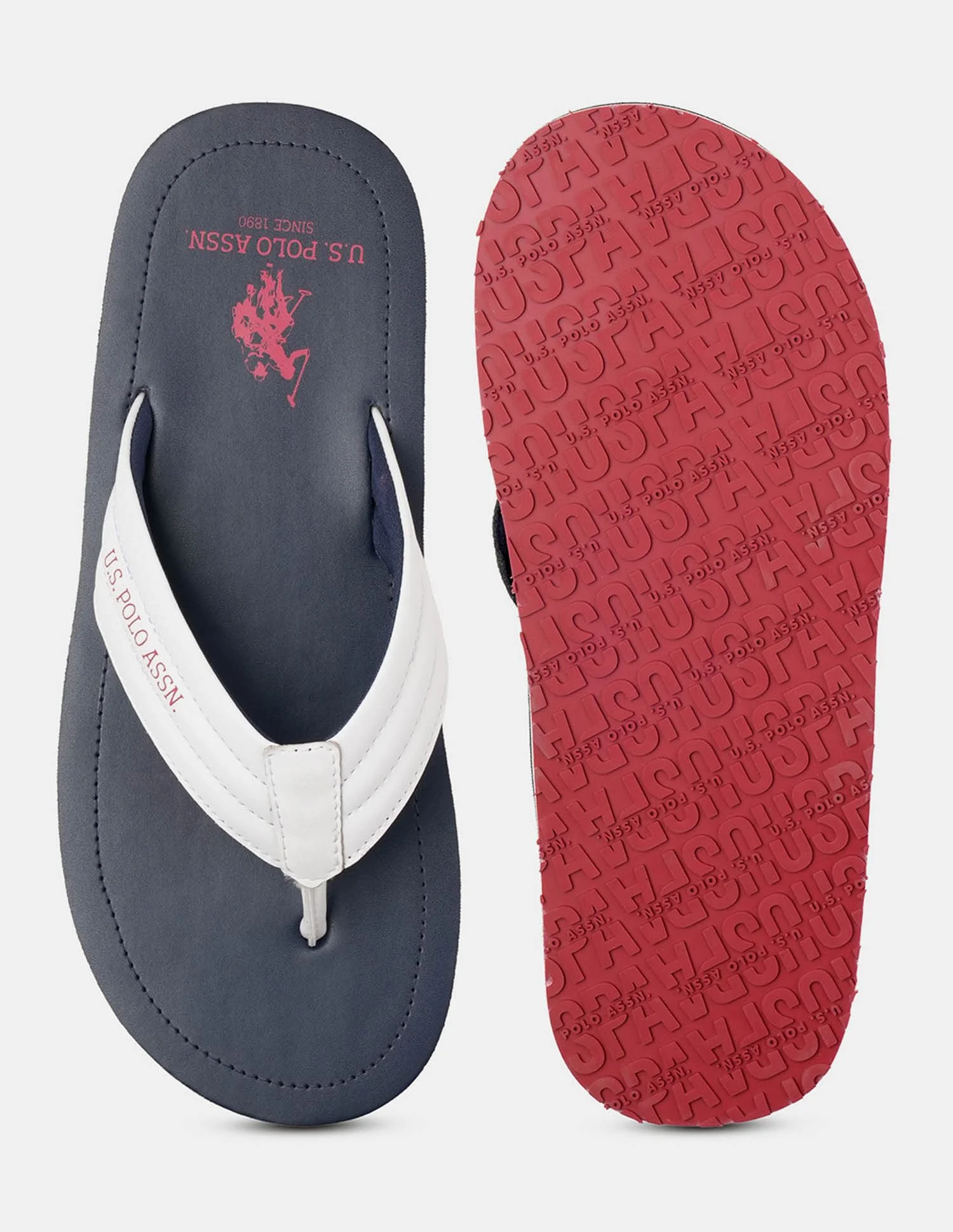 Men Terry Solid Flip Flops - Image 5