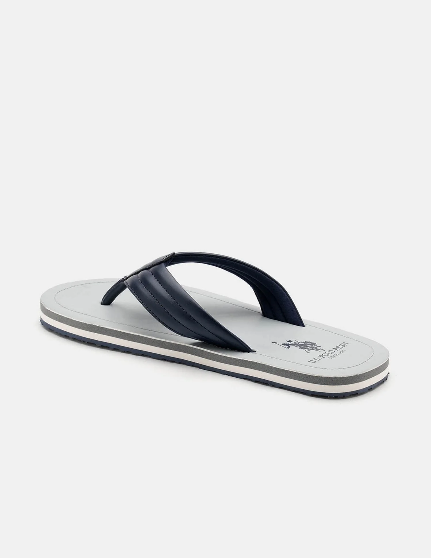 Men Terry Solid Flip Flops - Image 3