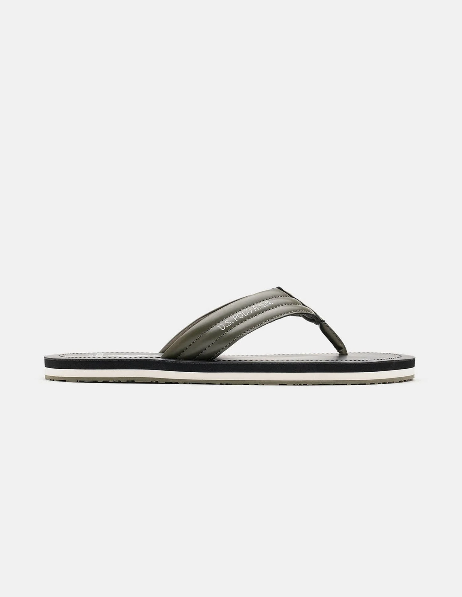 Men Terry Solid Flip Flops - Image 4