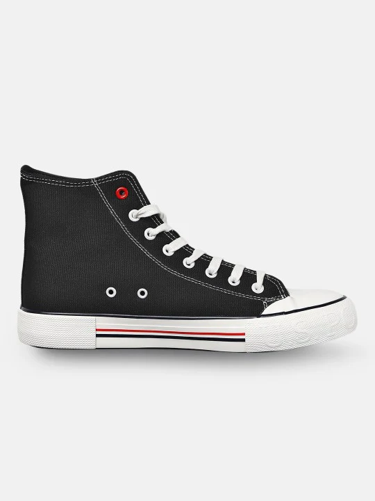 Men Vlair 2.0 Canvas Mid Top Casual Shoes - Image 3