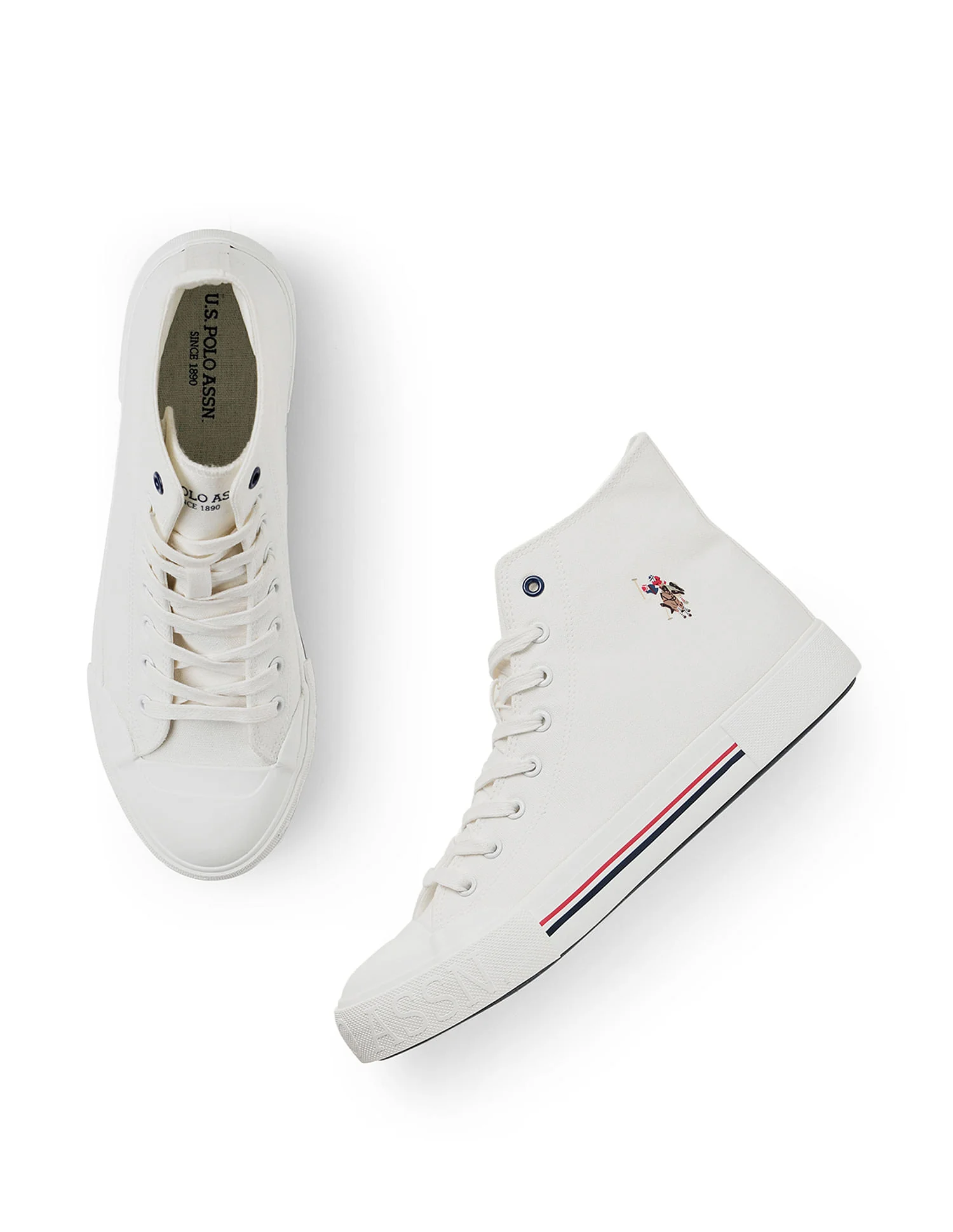 Men Vlair 2.0 Canvas Mid Top Casual Shoes - Image 2