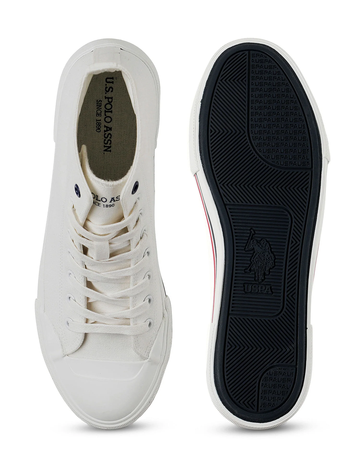 Men Vlair 2.0 Canvas Mid Top Casual Shoes - Image 6