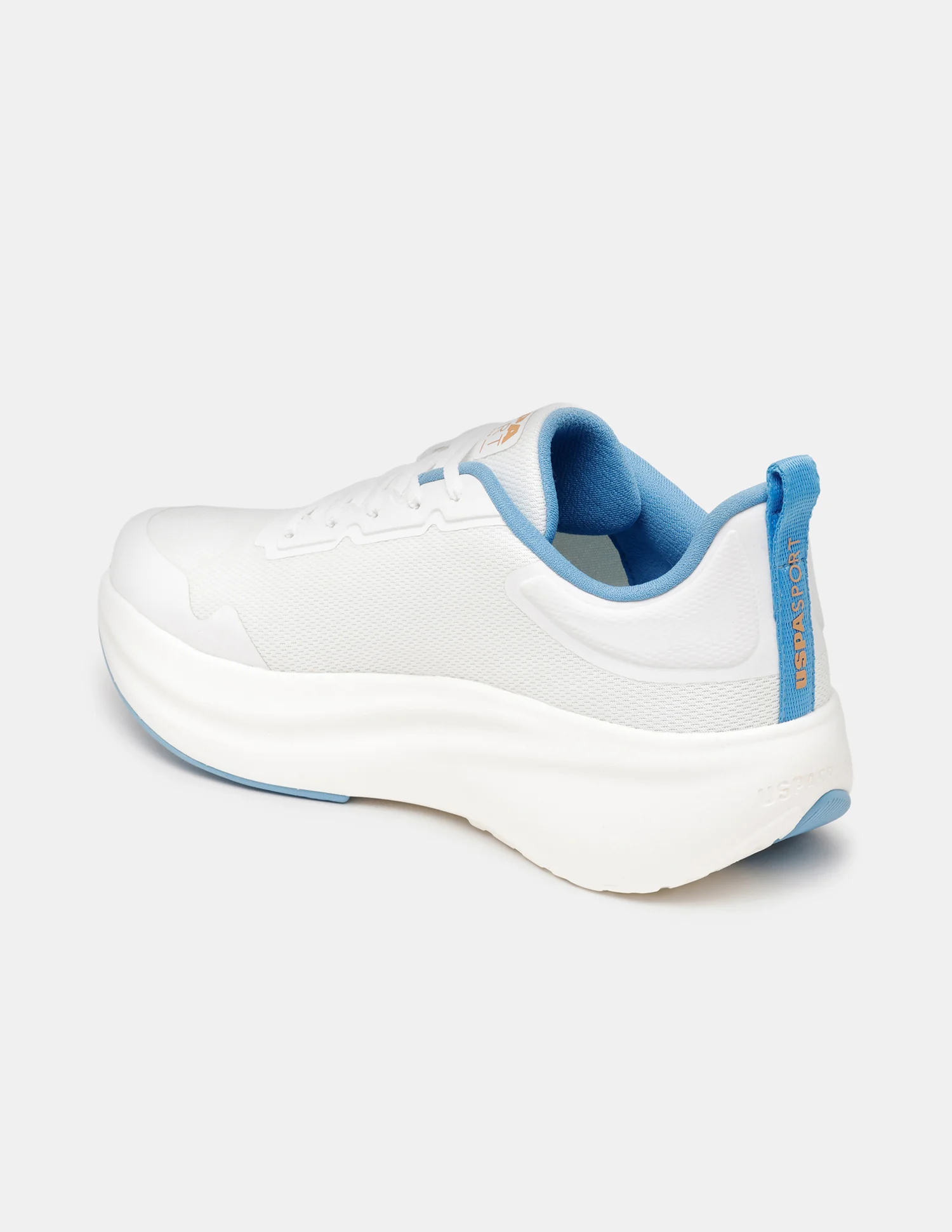 Men White Blaze Uspa Sport Sneakers - Image 3