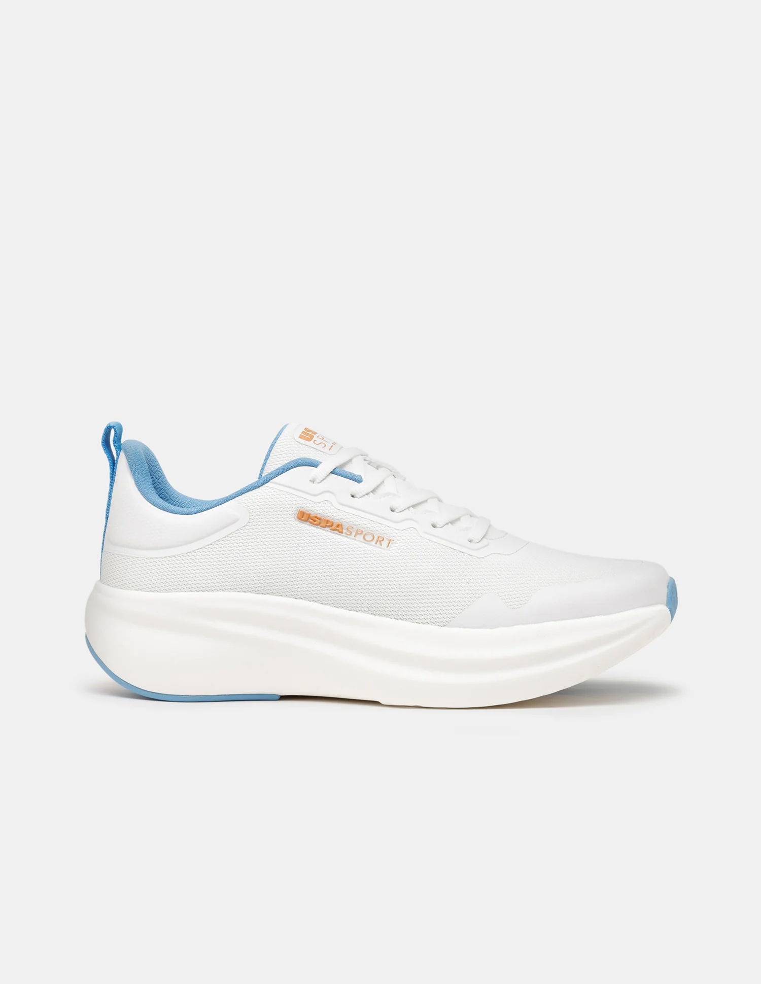 Men White Blaze Uspa Sport Sneakers - Image 5