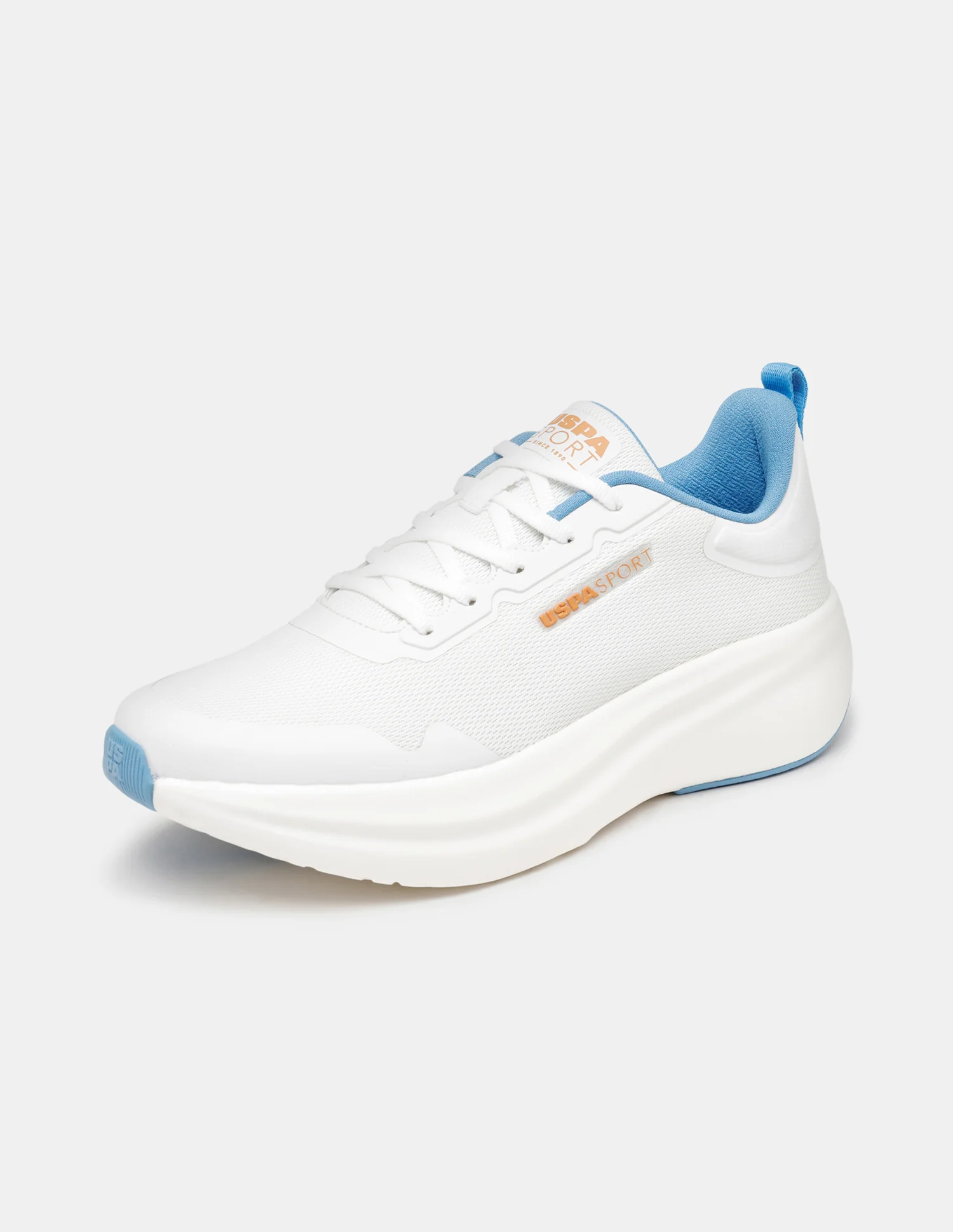 Men White Blaze Uspa Sport Sneakers - Image 6