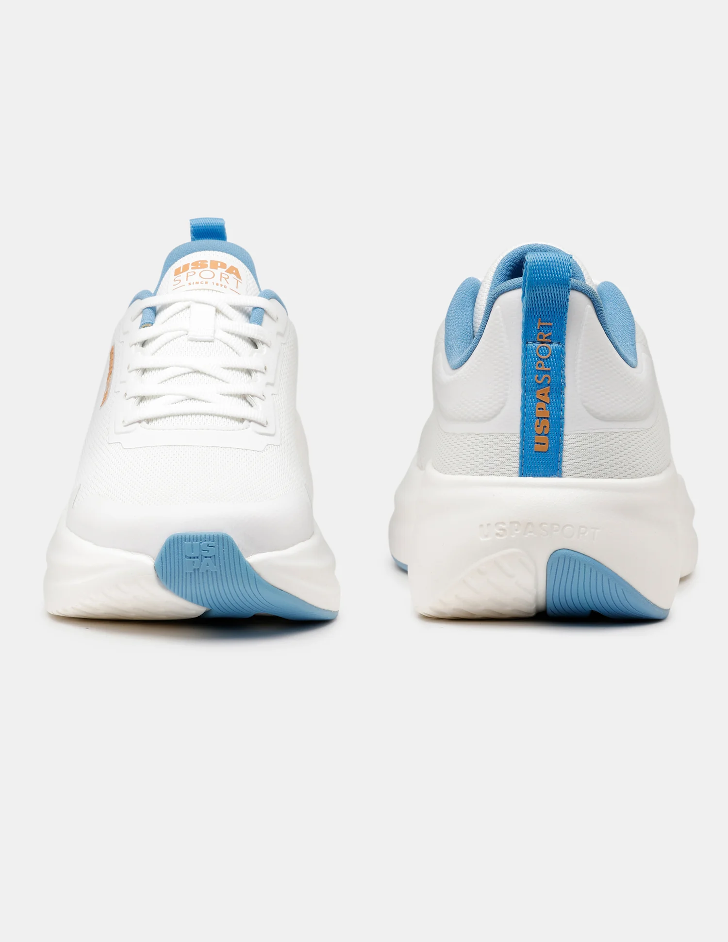 Men White Blaze Uspa Sport Sneakers - Image 7