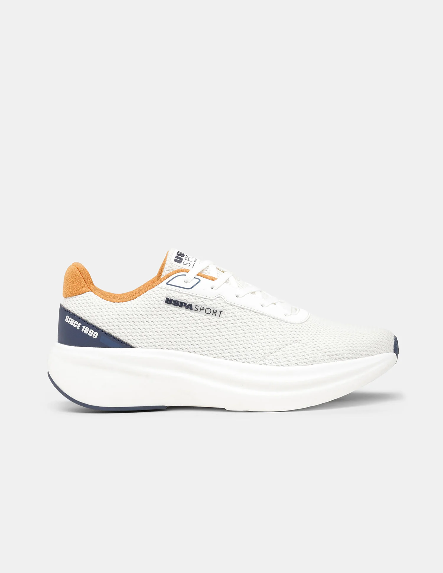 Men White Ryder Uspa Sport Sneakers - Image 6