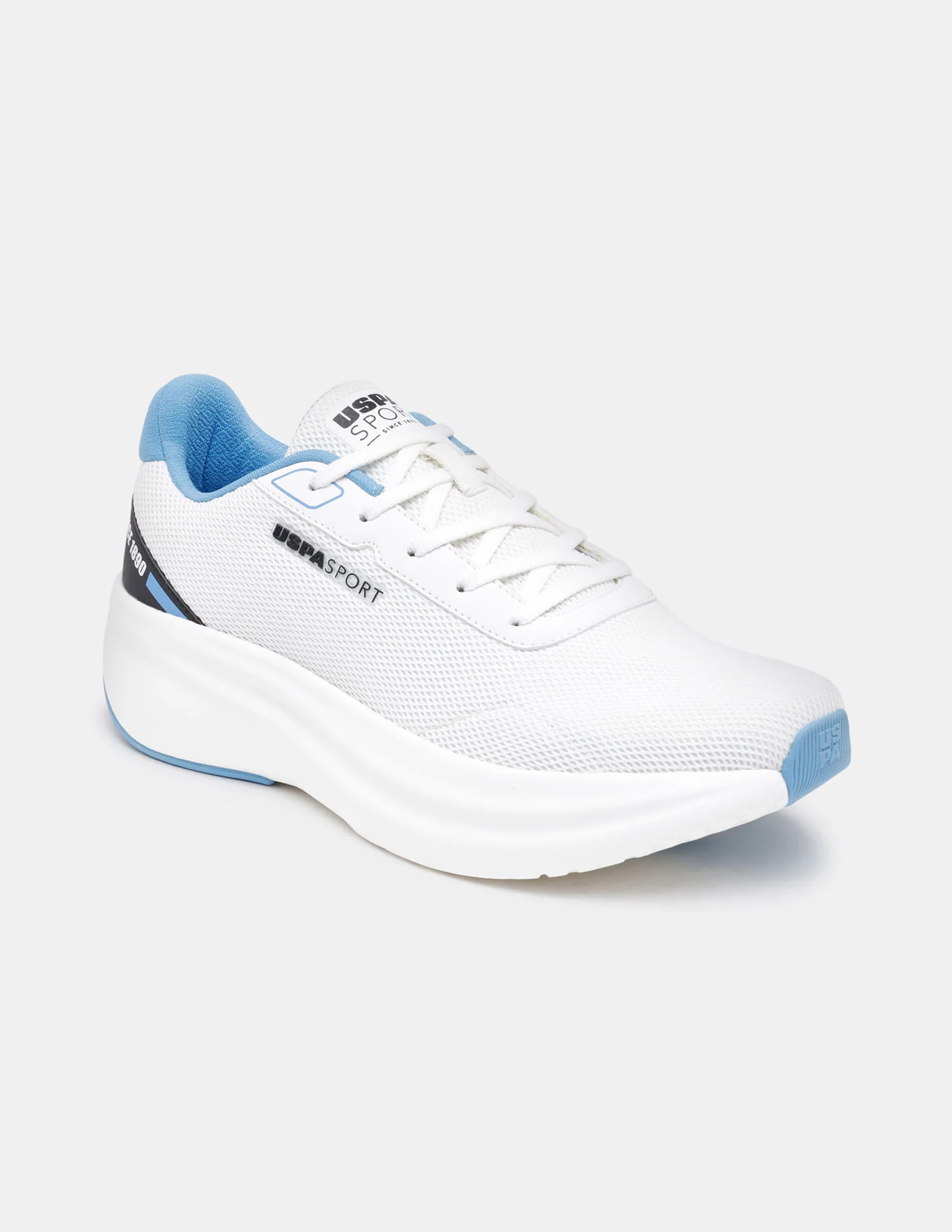 Men White Ryder Uspa Sport Sneakers - Image 2