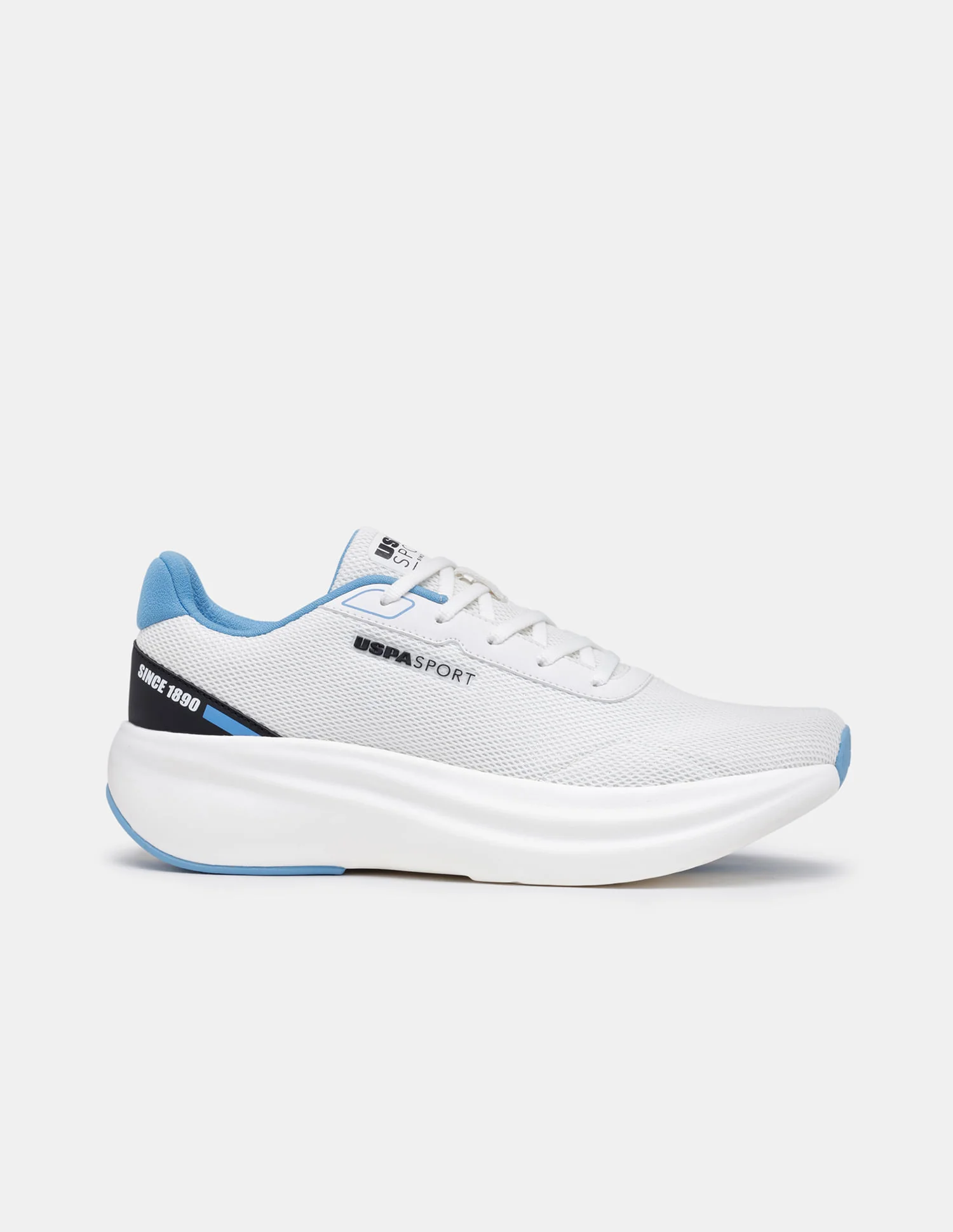 Men White Ryder Uspa Sport Sneakers - Image 6