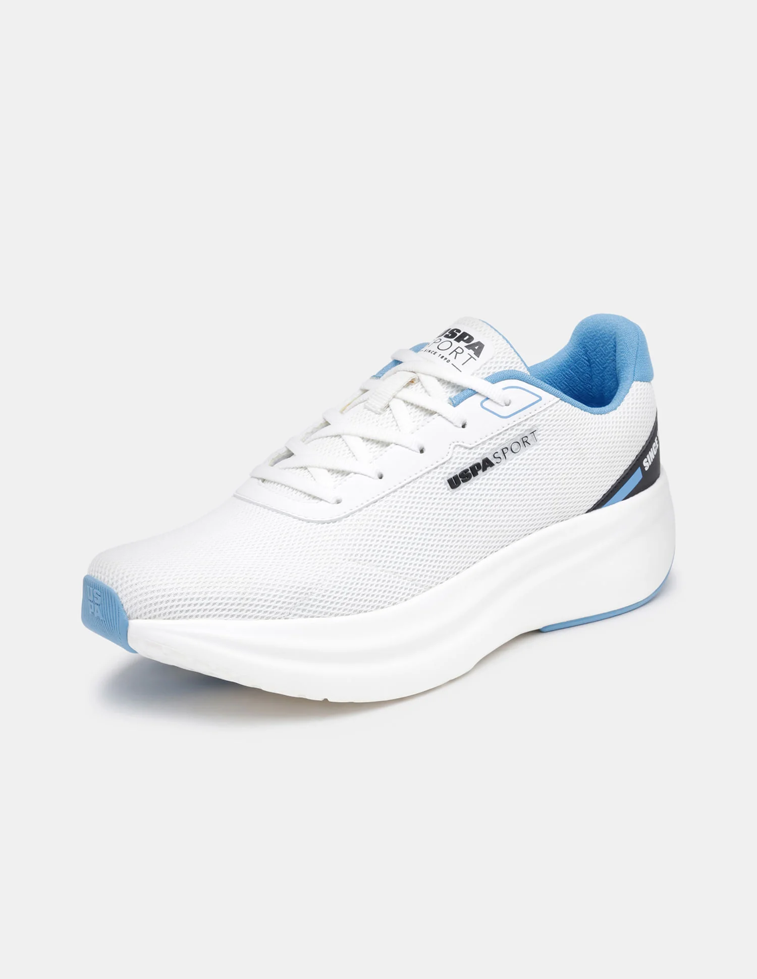 Men White Ryder Uspa Sport Sneakers - Image 7