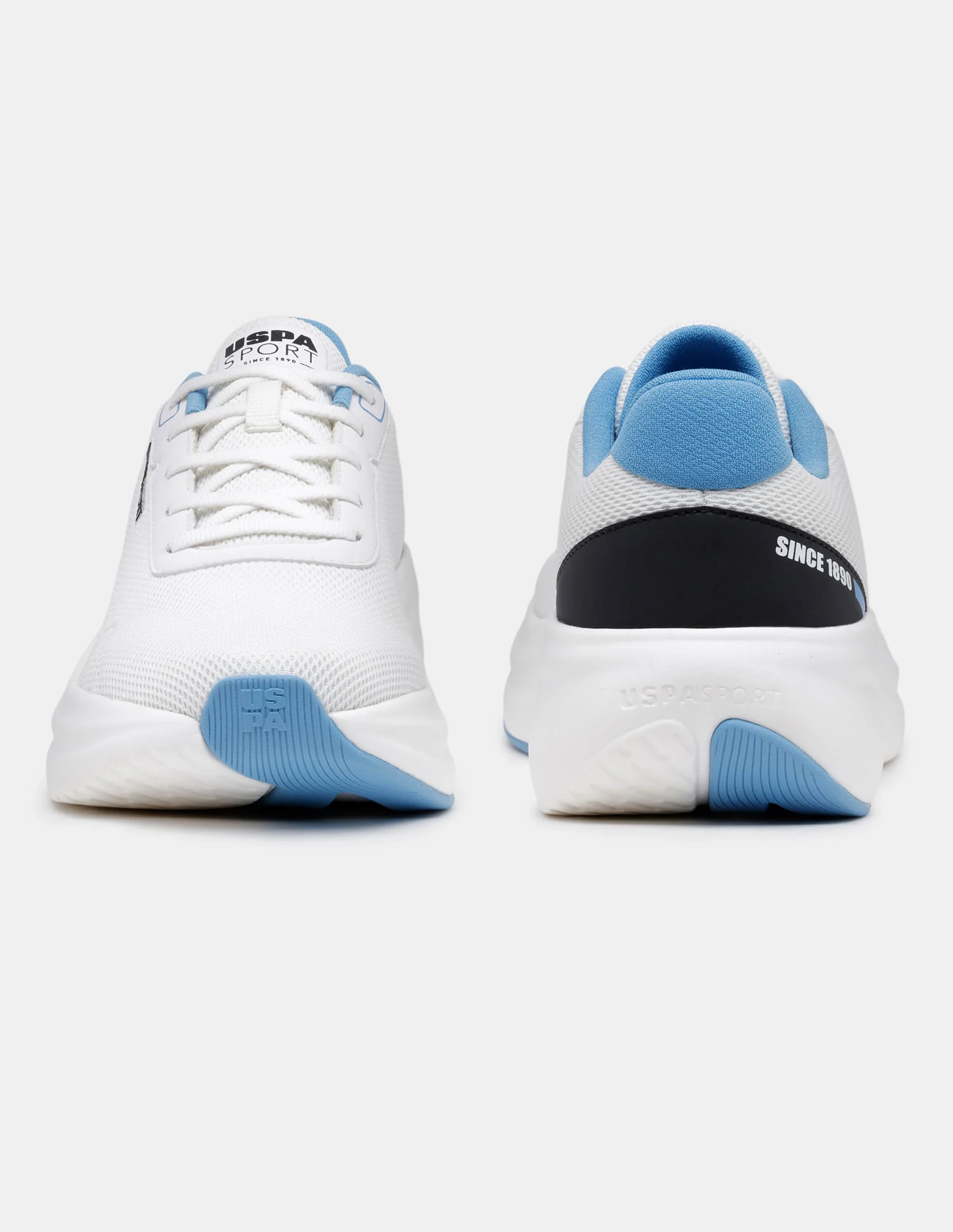 Men White Ryder Uspa Sport Sneakers - Image 8