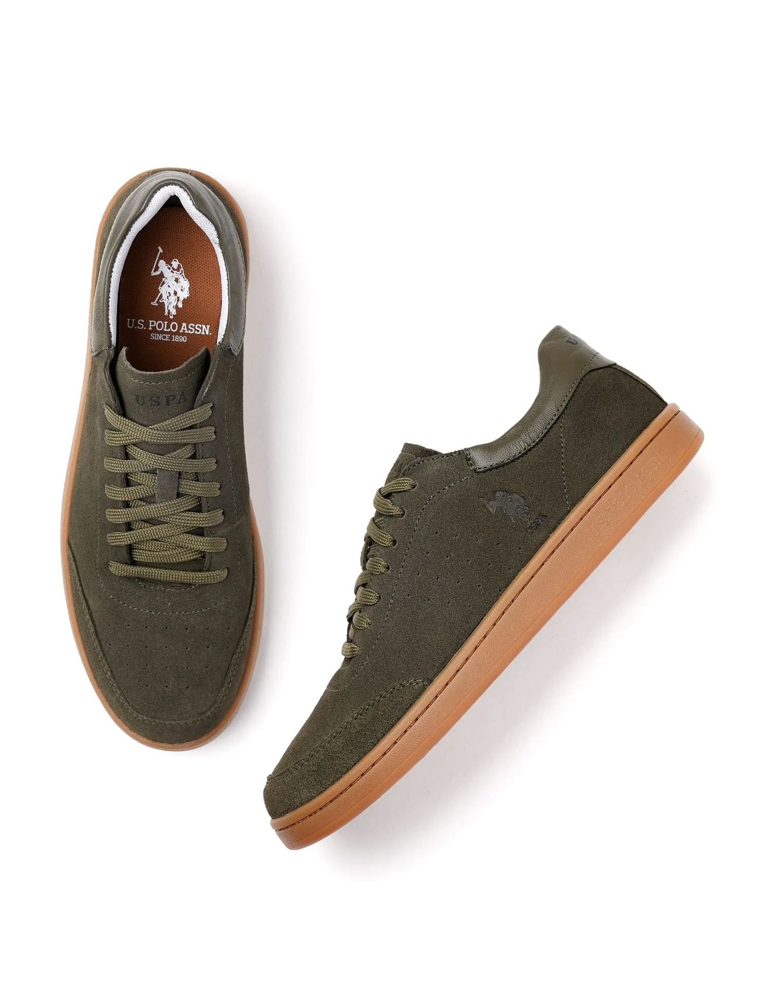 Mens Caldera Leather Sneakers - Image 3