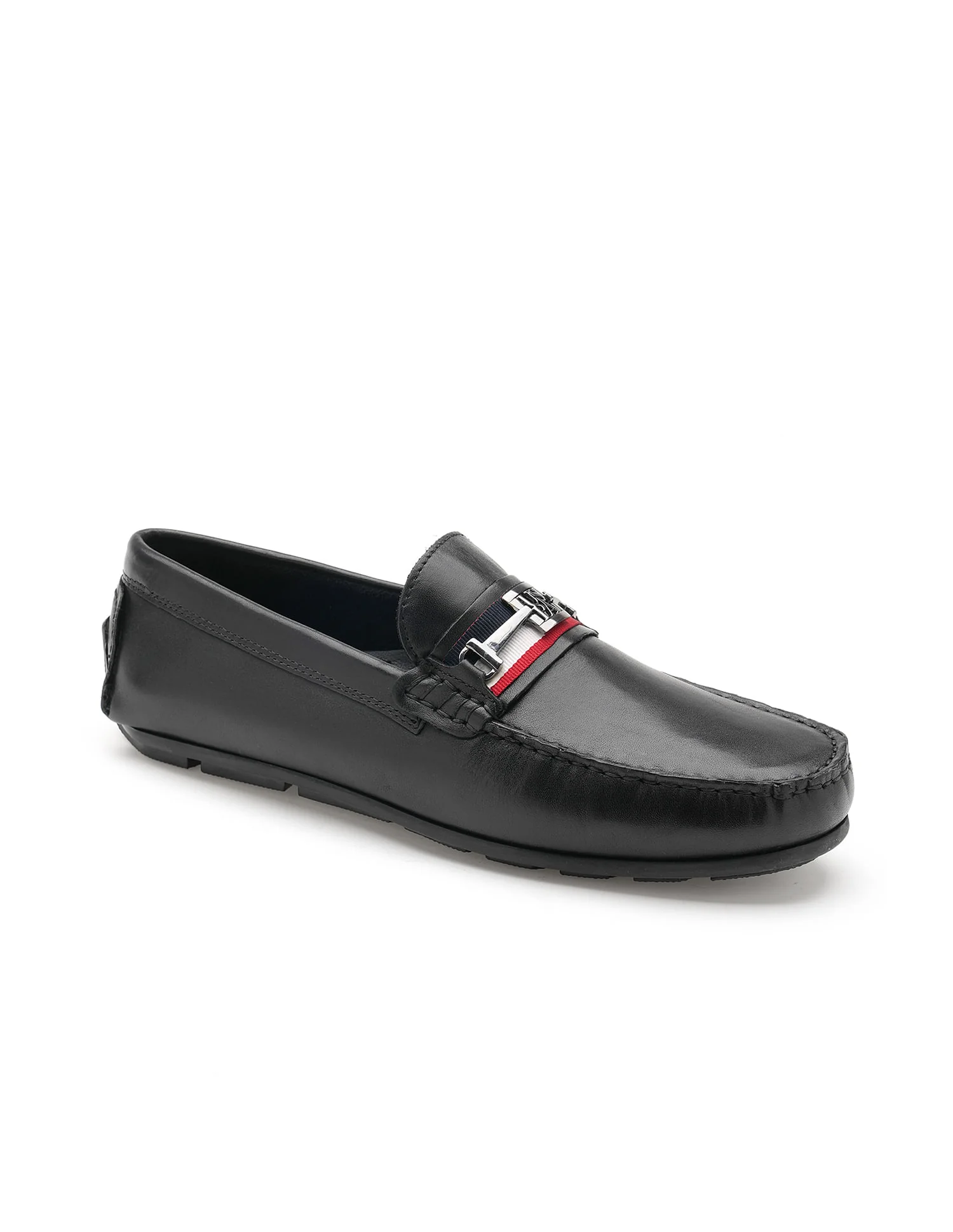 Metallic Logo Patra Slip-Ons Loafers - Image 2