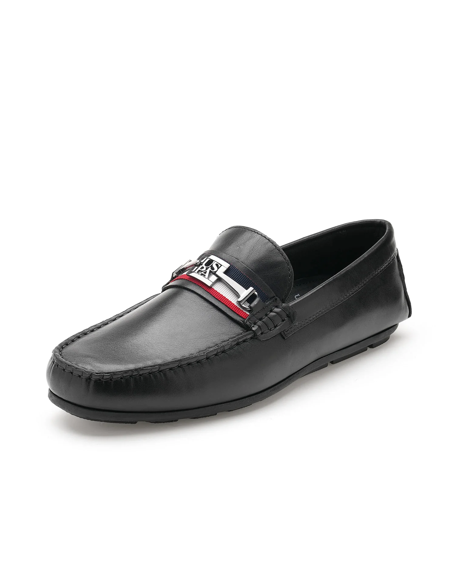 Metallic Logo Patra Slip-Ons Loafers - Image 6