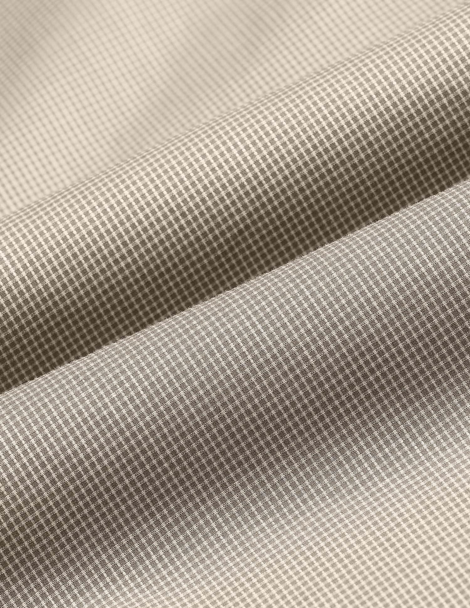 Micro Checked Black & Gold Regular Fit Shirt - Image 2