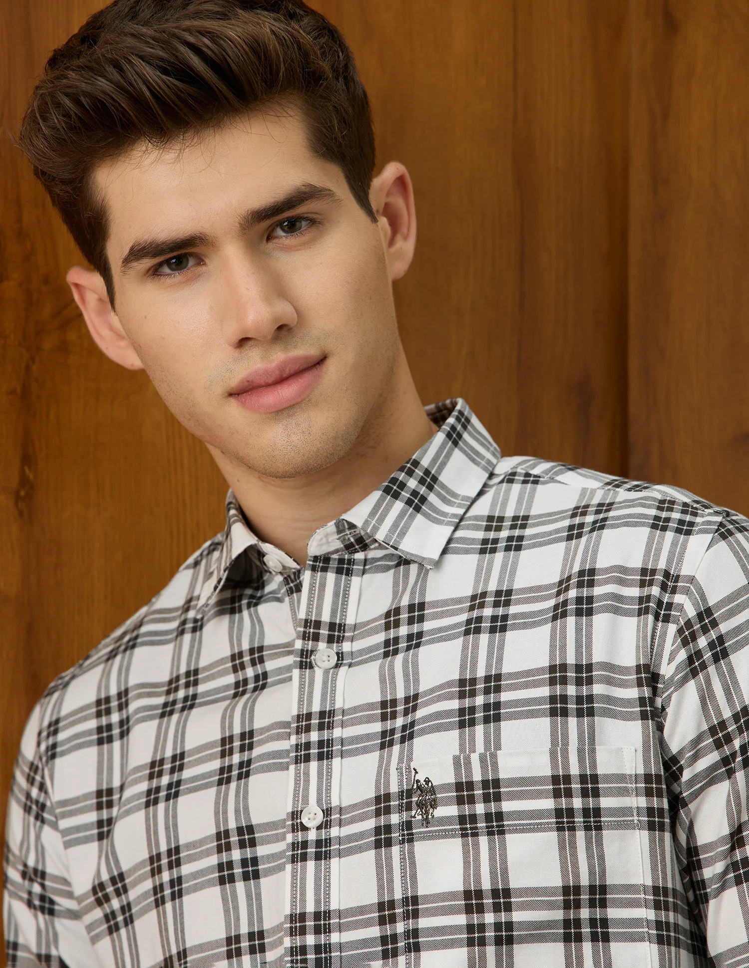 Micro Checked Regular Fit Shirt - Image 7