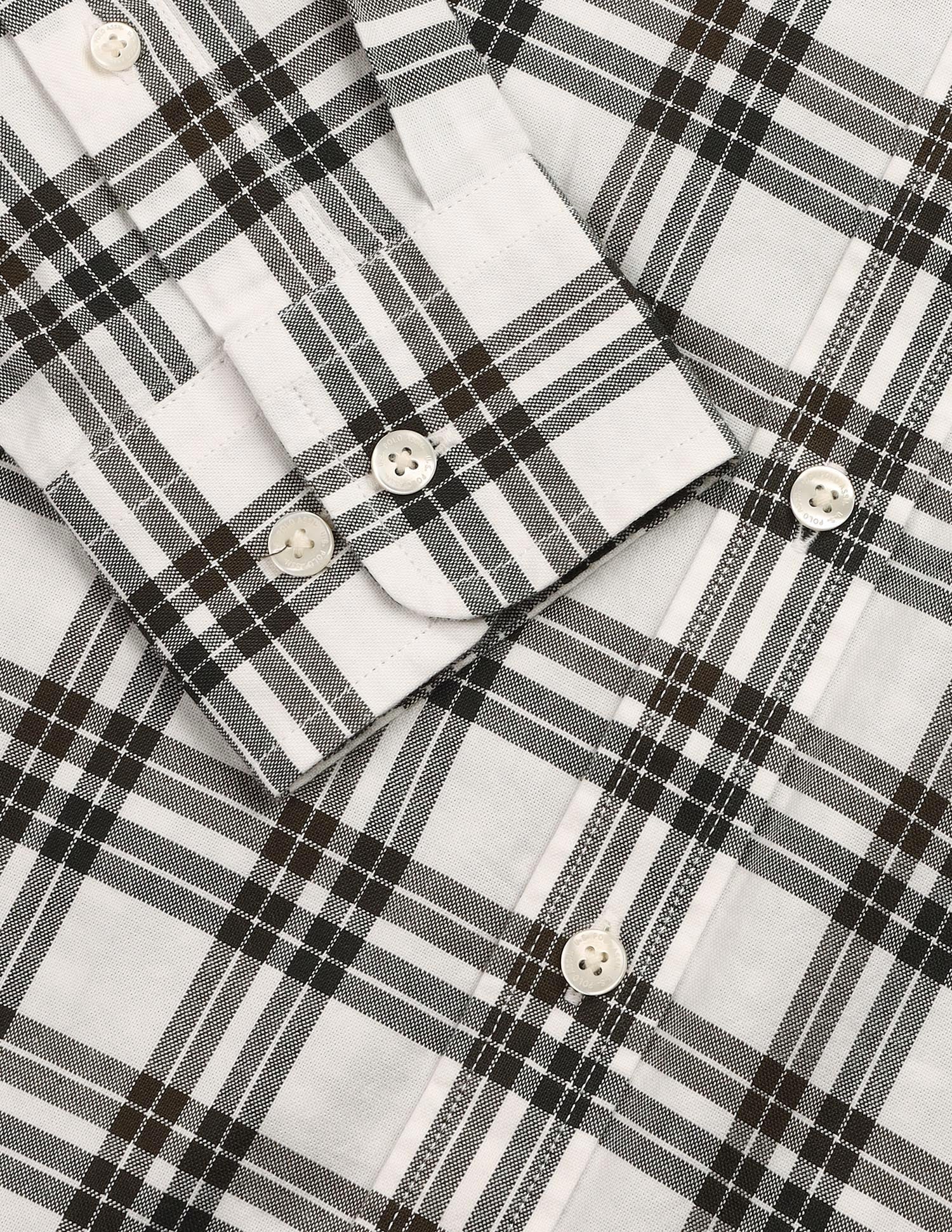 Micro Checked Regular Fit Shirt - Image 8