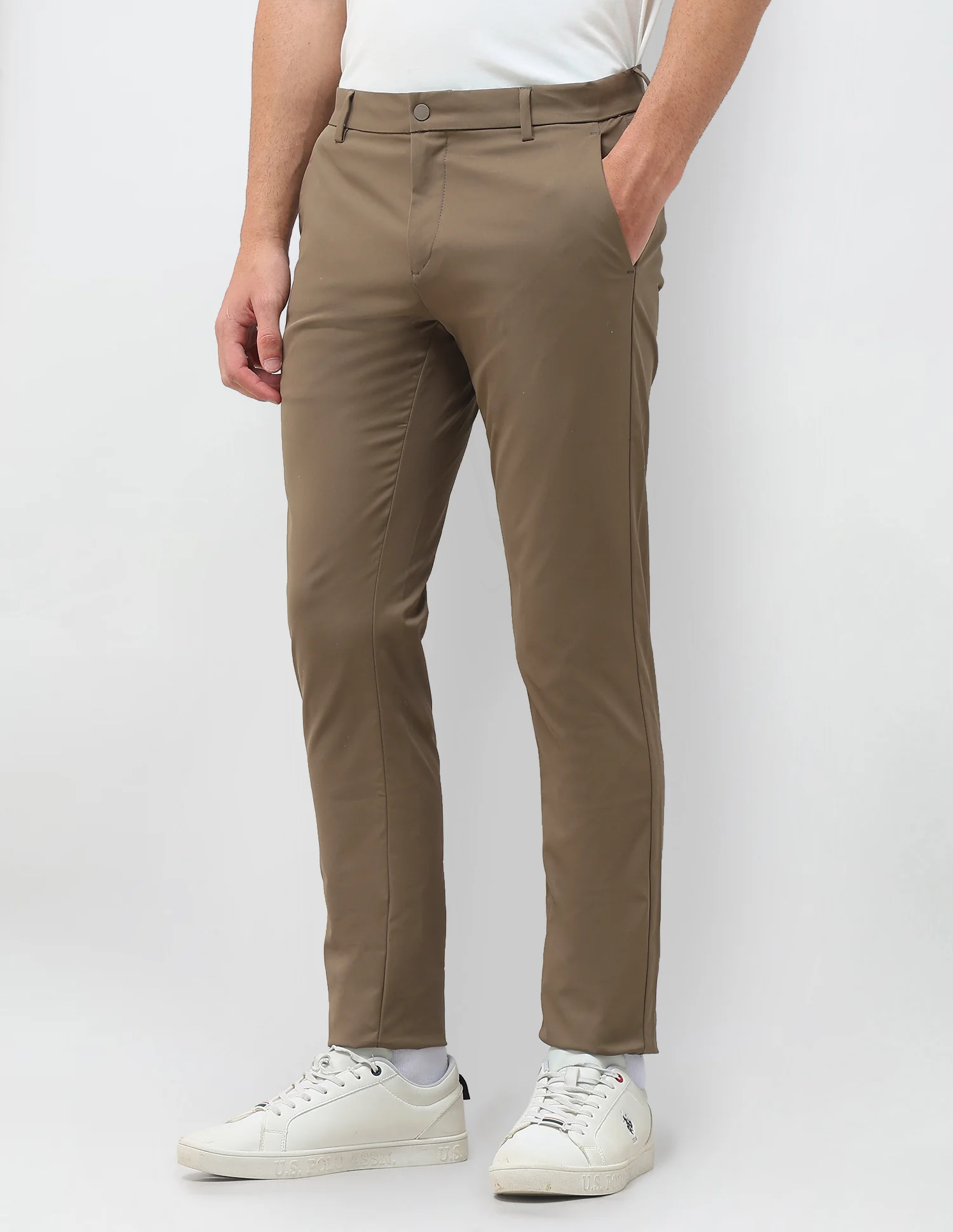 Mid Rise Austin Slim Fit Trousers - Image 4