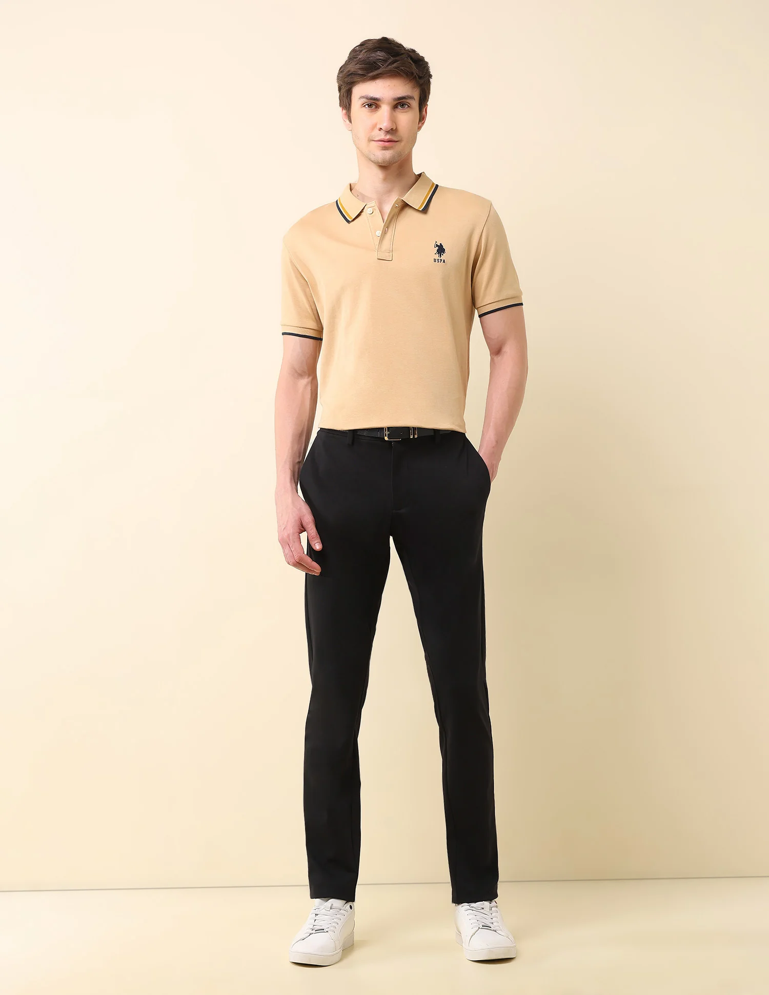 Mid Rise Austin Slim Fit Trousers - Image 3