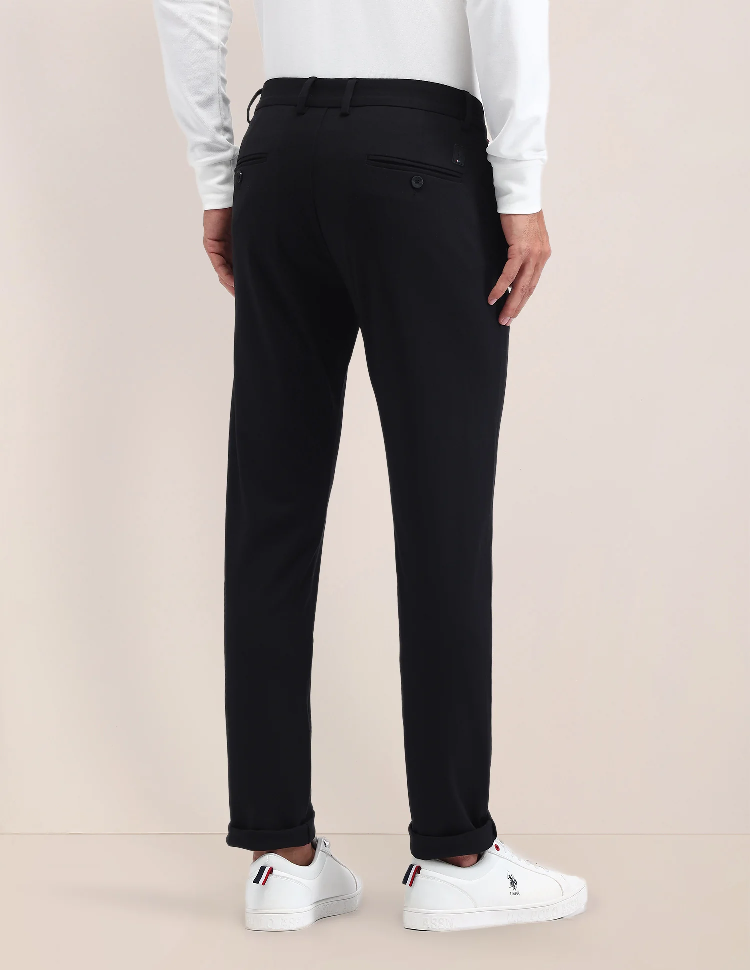 Mid Rise Austin Slim Fit Trousers - Image 5
