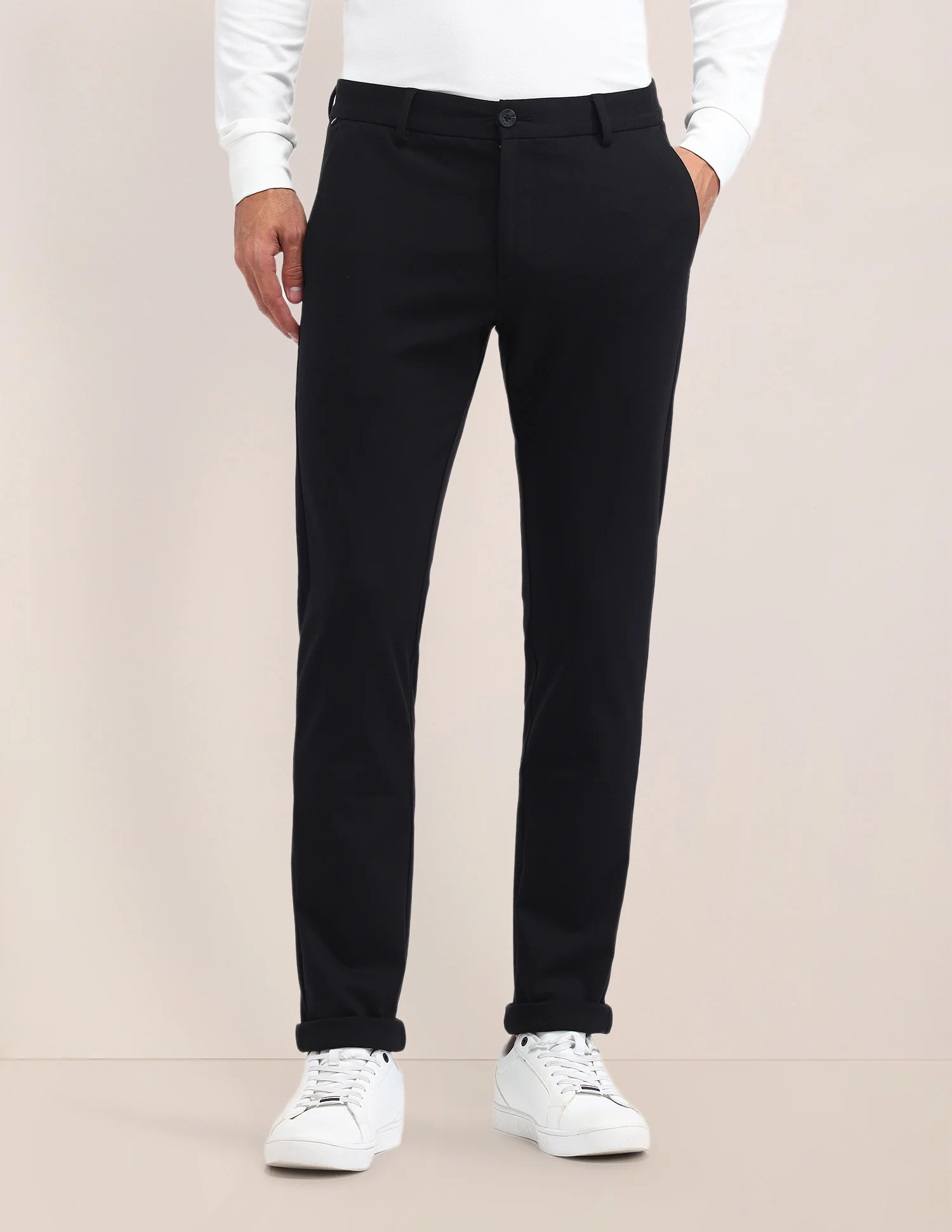 Mid Rise Austin Slim Fit Trousers - Image 6