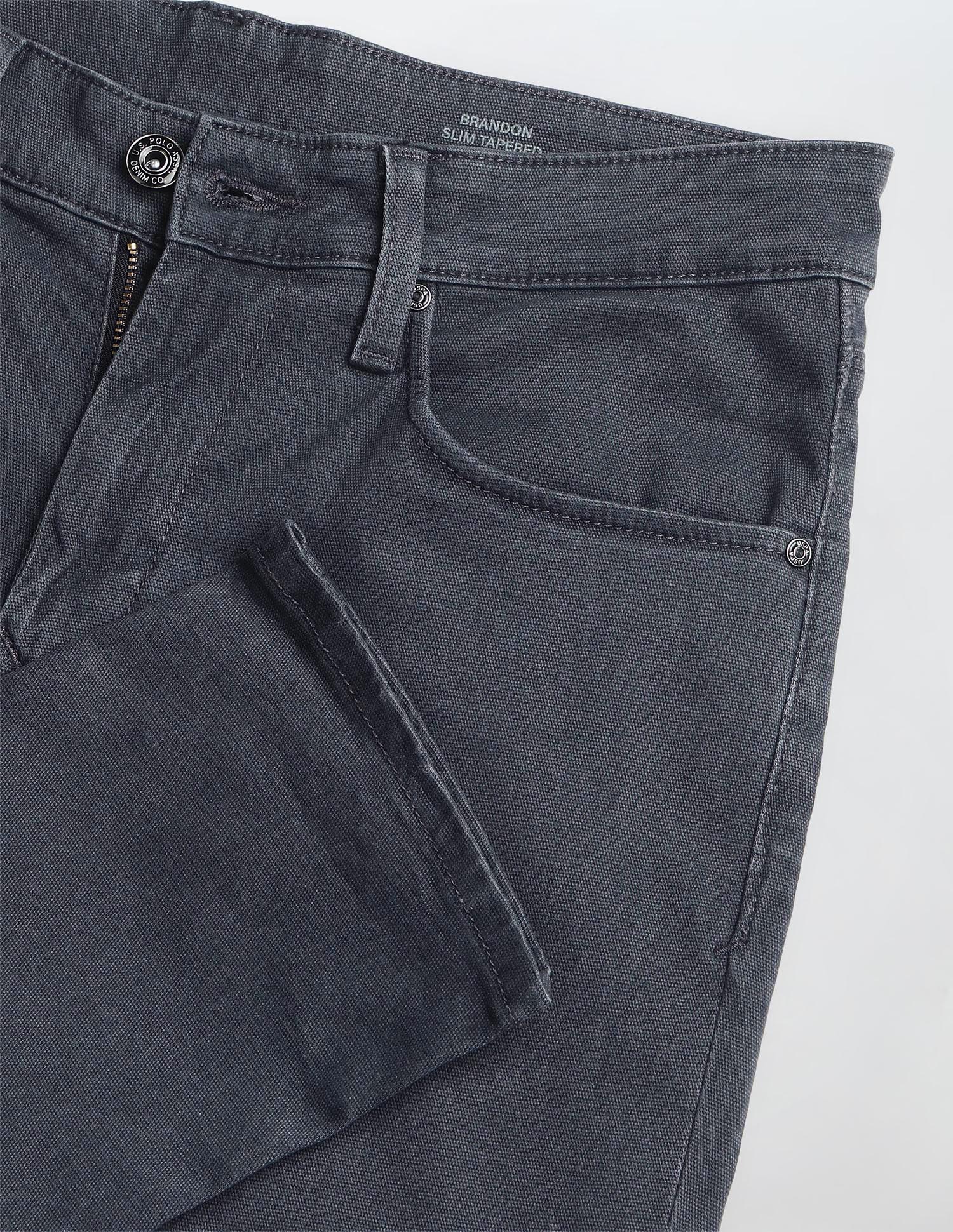 Mid Rise Brandon Slim Tapered Fit Jeans - Image 2
