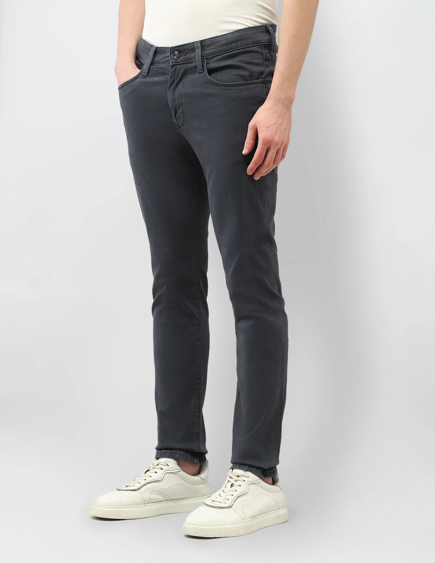 Mid Rise Brandon Slim Tapered Fit Jeans - Image 4