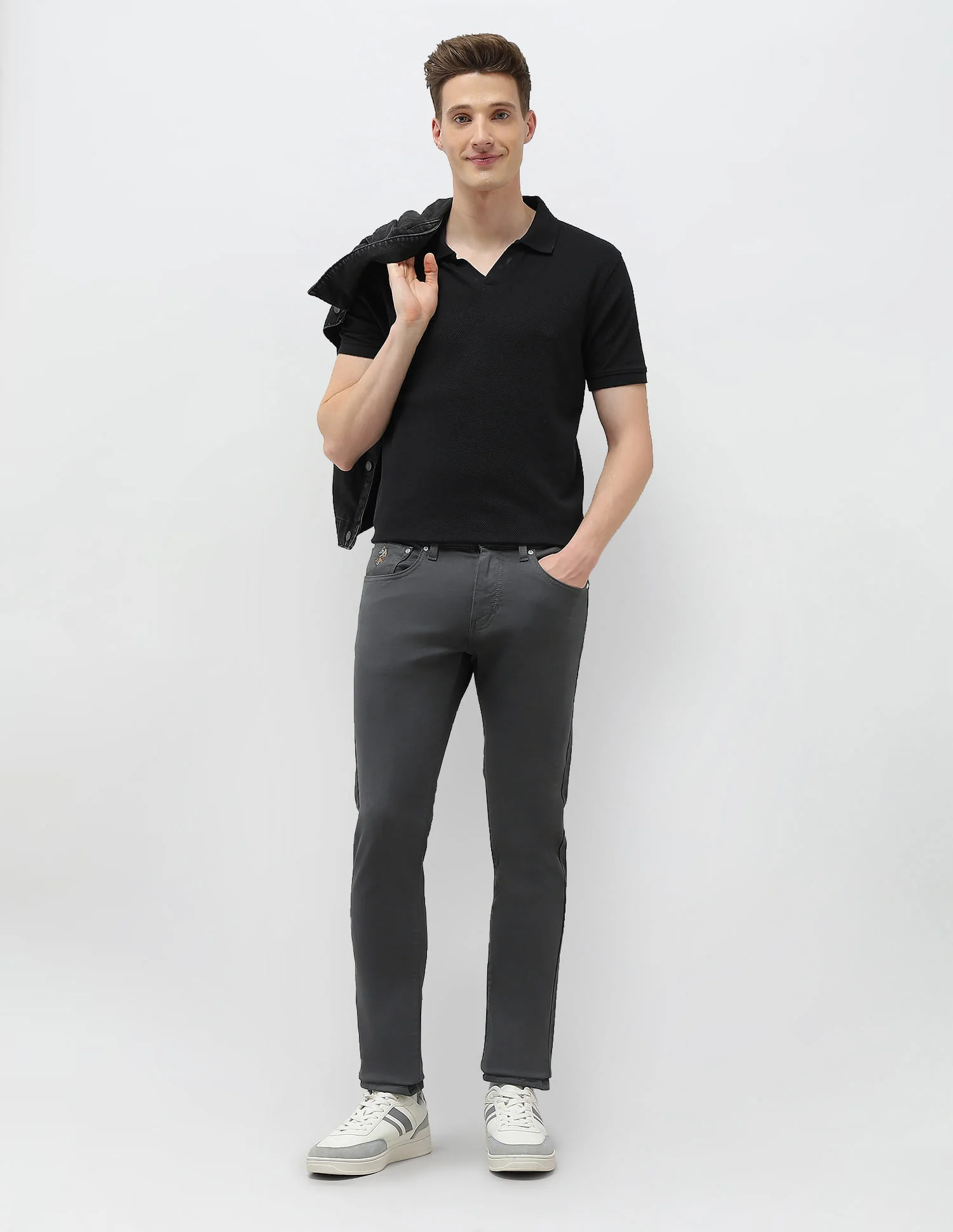 Mid Rise Brandon Slim-Tapered Fit Jeans - Image 3
