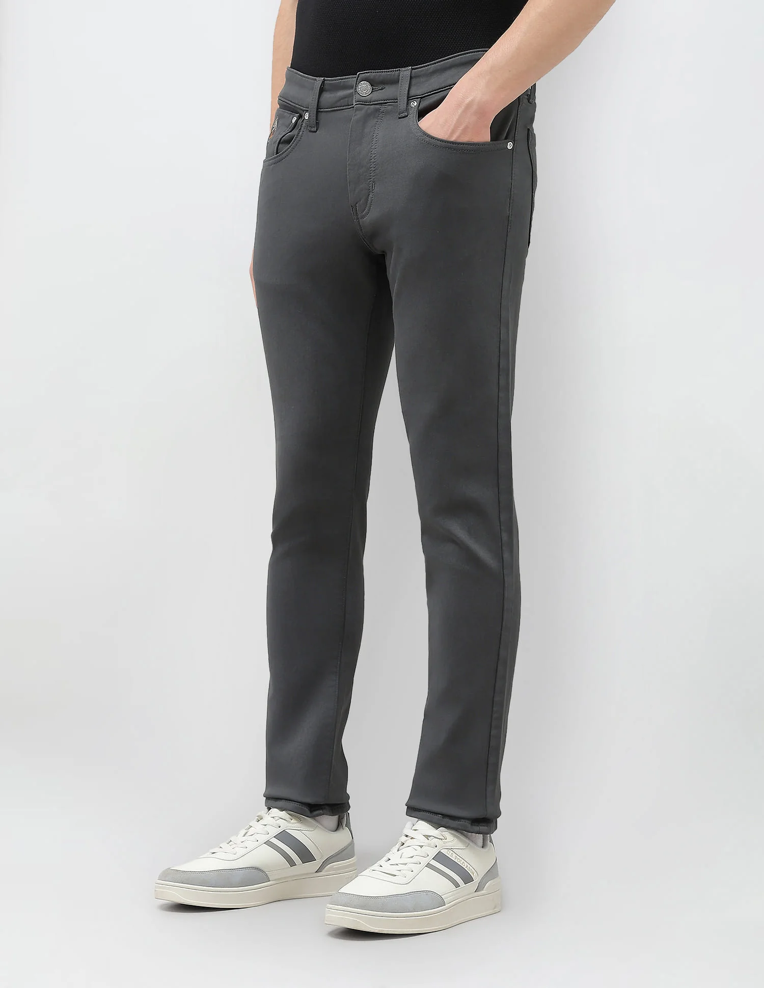 Mid Rise Brandon Slim-Tapered Fit Jeans - Image 4