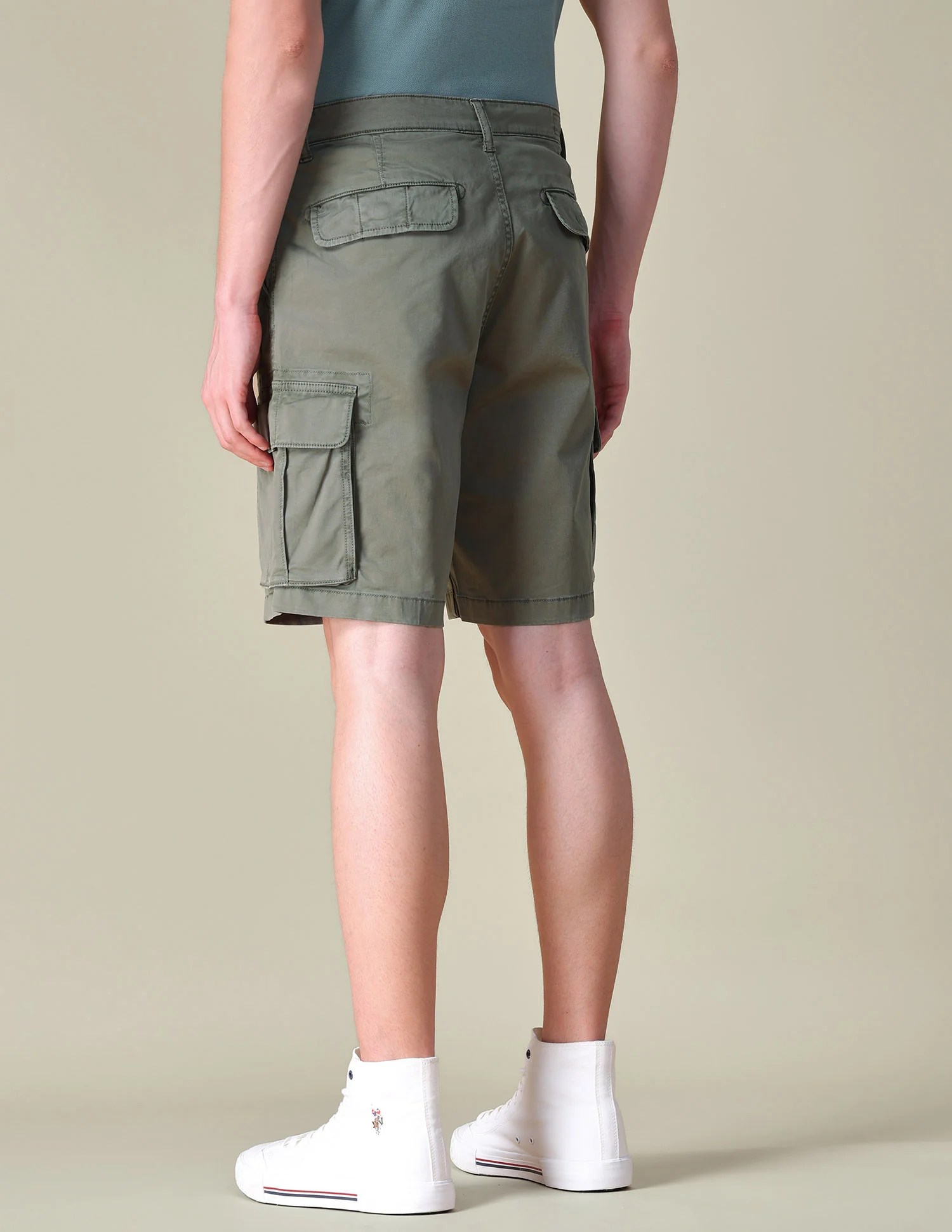 Mid Rise Cargo Shorts - Image 5