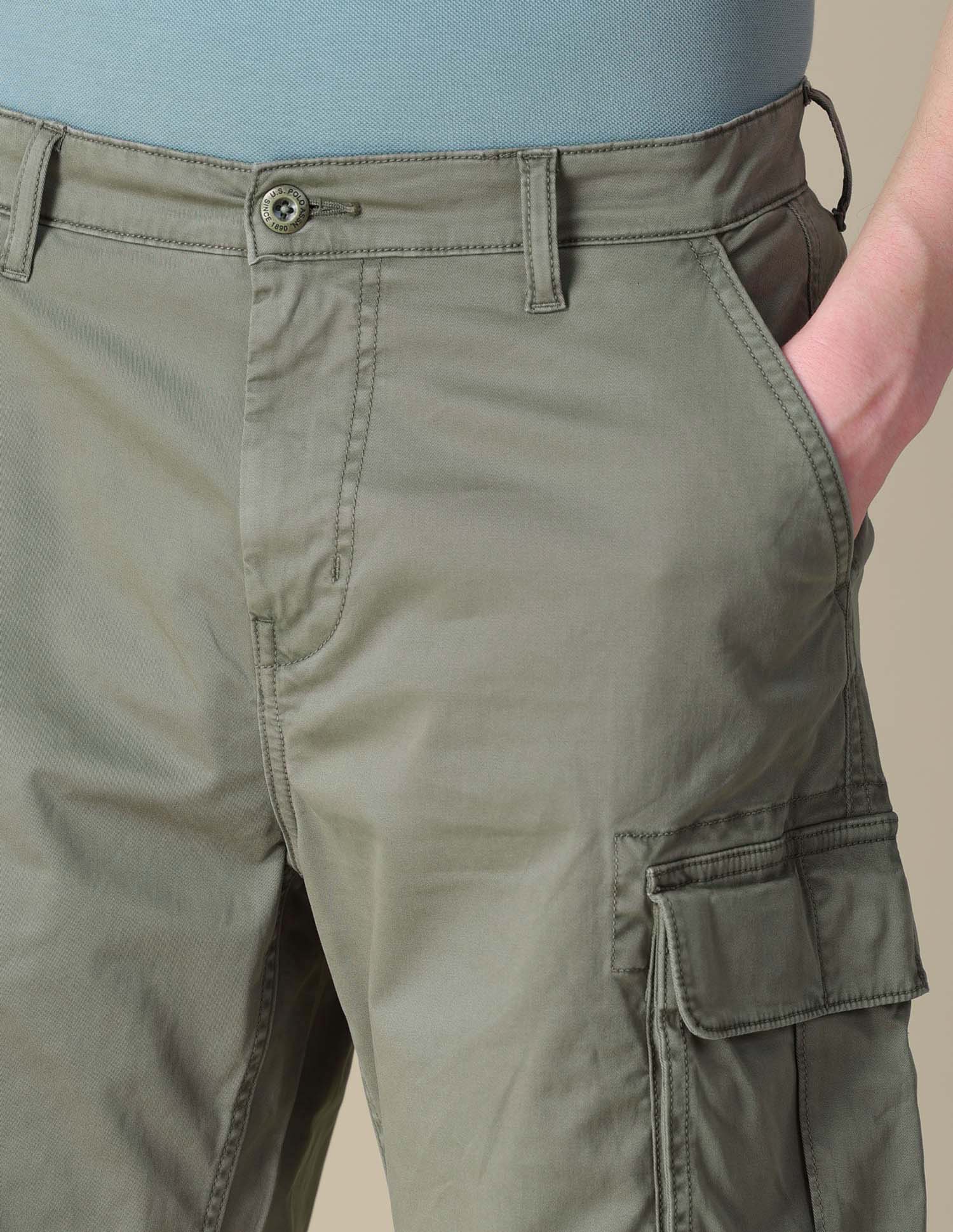 Mid Rise Cargo Shorts - Image 7