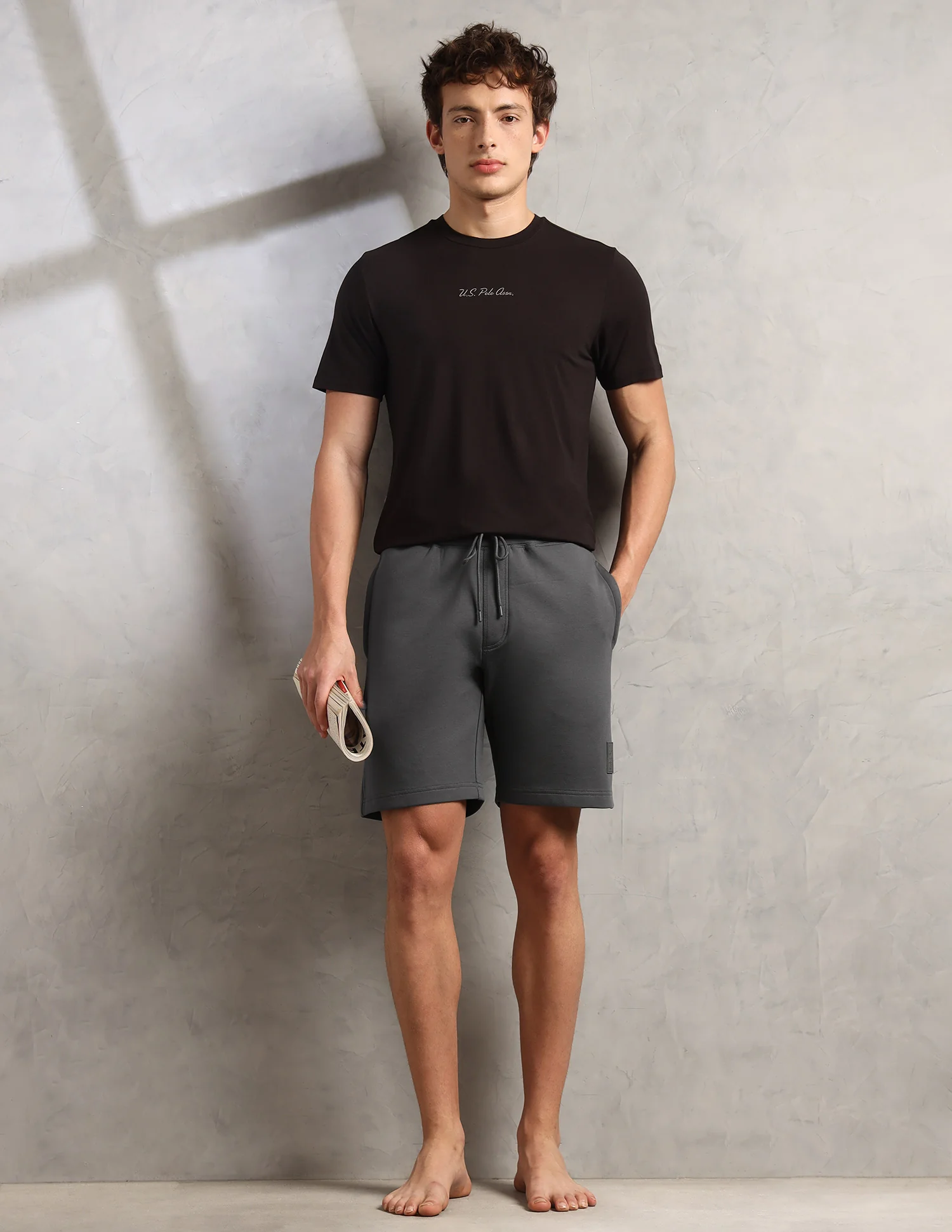 Mid Rise Comfort Fit PS003-PL Lounge Shorts - Pack Of 1 - Image 3