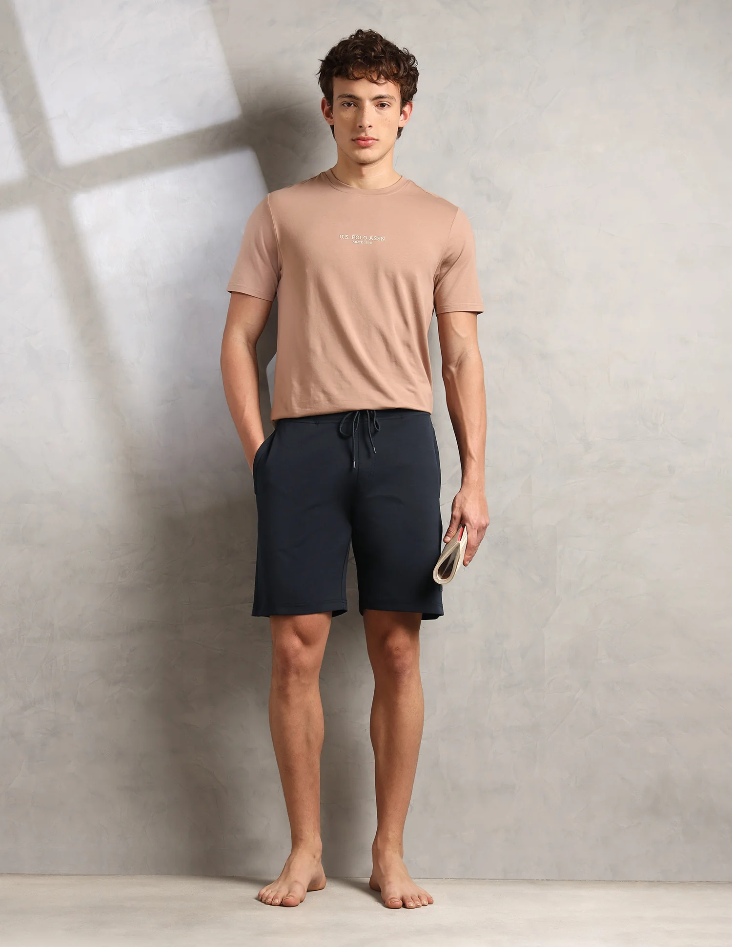 Mid Rise Comfort Fit PS003-PL Lounge Shorts - Pack Of 1 - Image 3