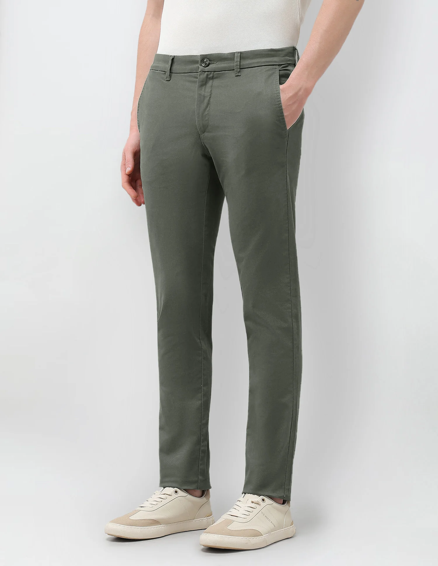 Mid Rise Denver Slim Fit Trousers - Image 4