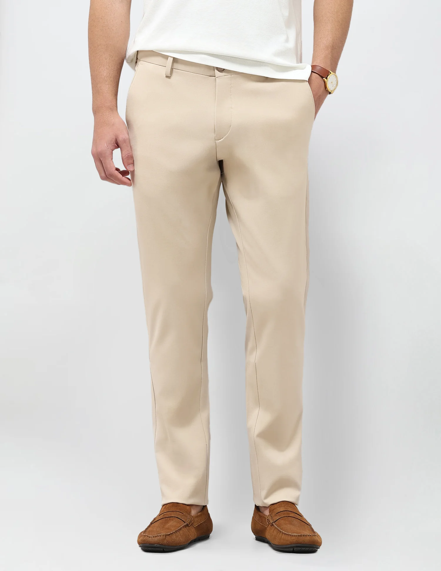 Mid Rise Denver Slim Fit Trousers