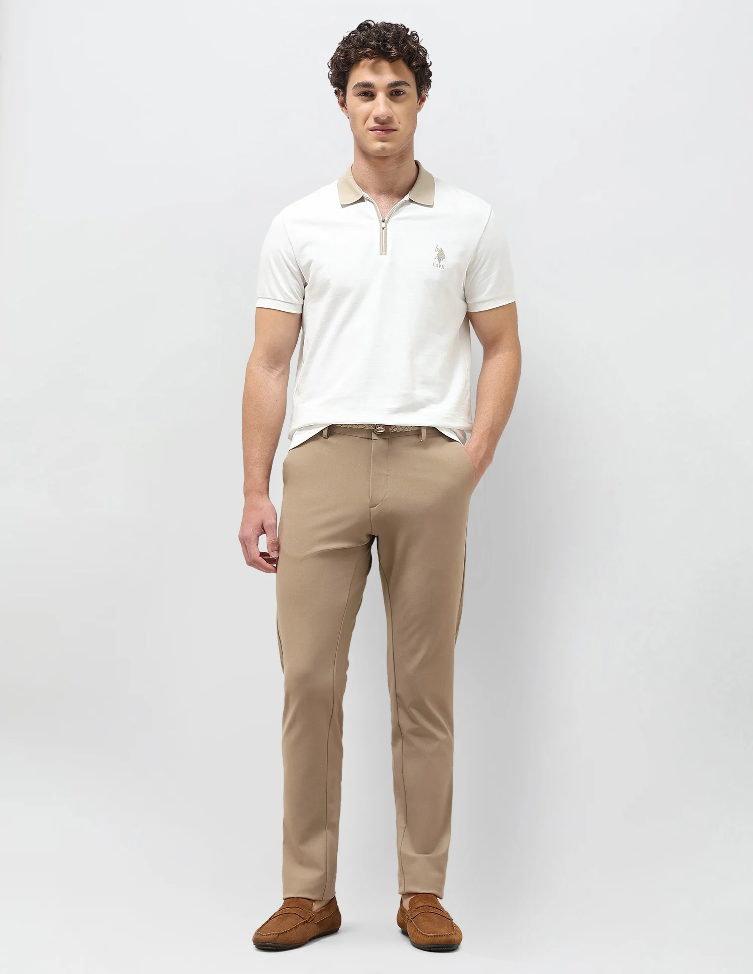 Mid Rise Denver Slim Fit Trousers - Image 3