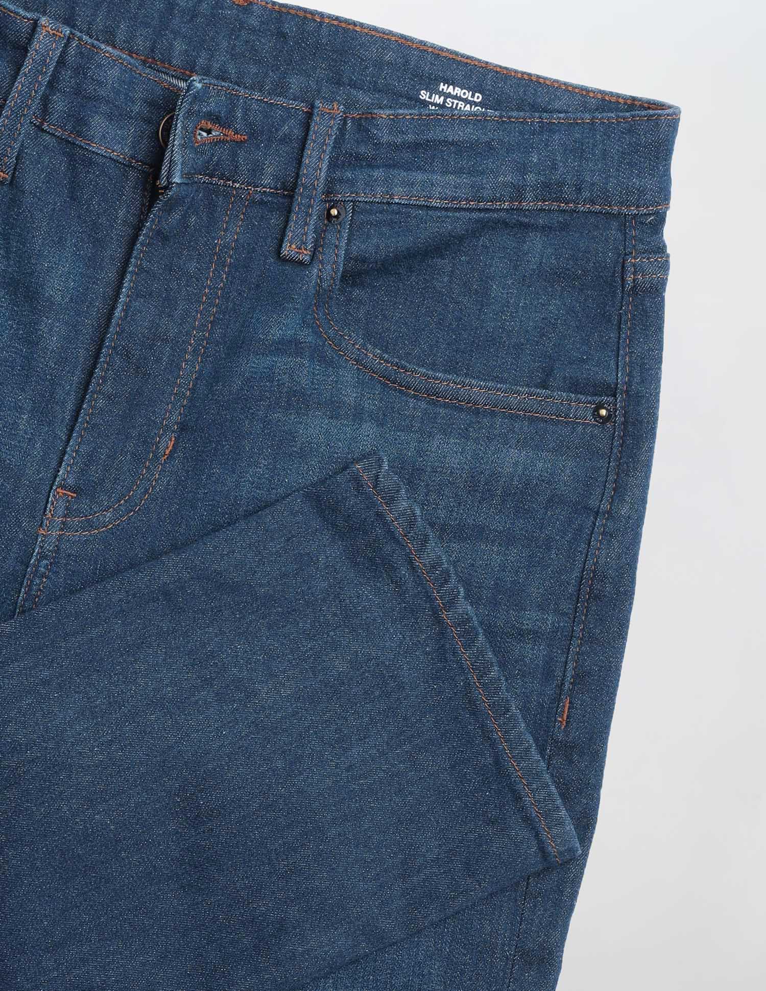 Mid Rise Harold Slim Straight Fit Jeans - Image 2