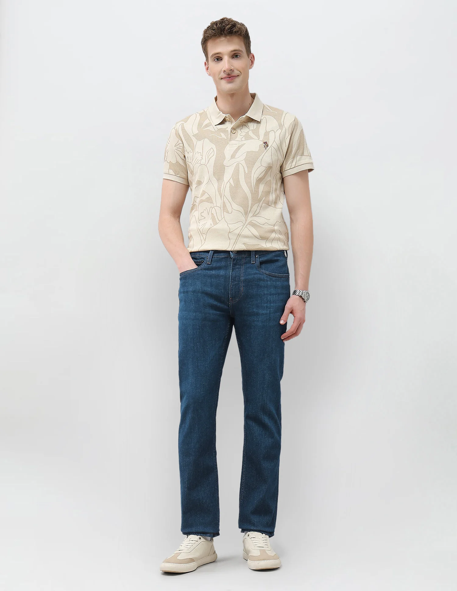 Mid Rise Harold Slim Straight Fit Jeans - Image 3