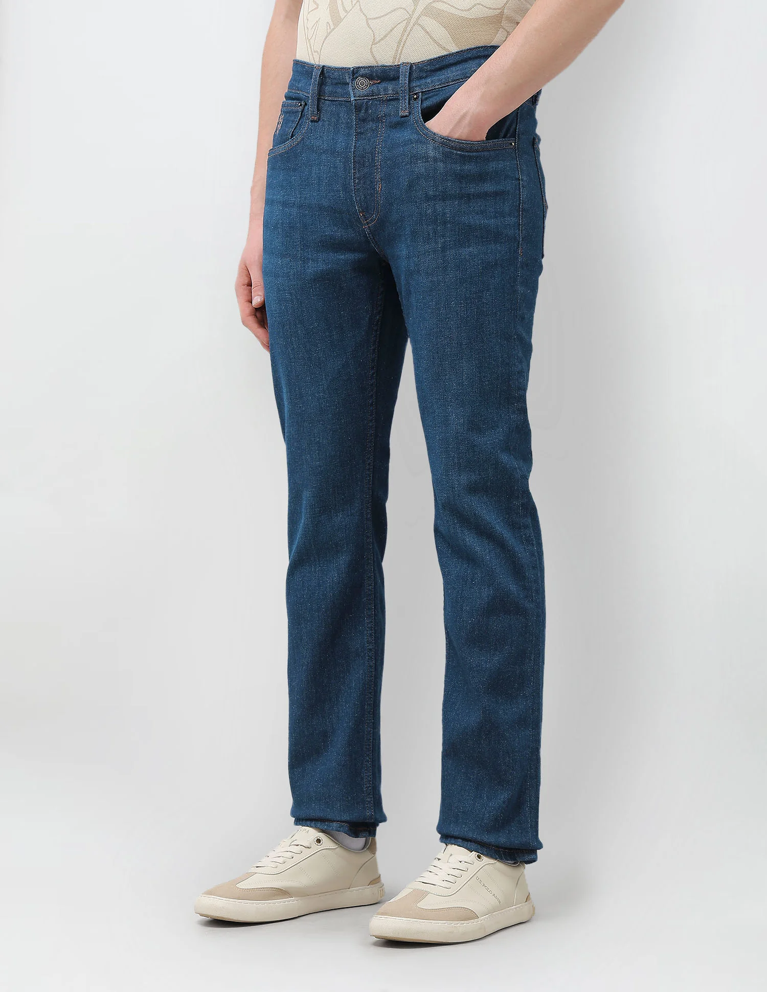 Mid Rise Harold Slim Straight Fit Jeans - Image 4