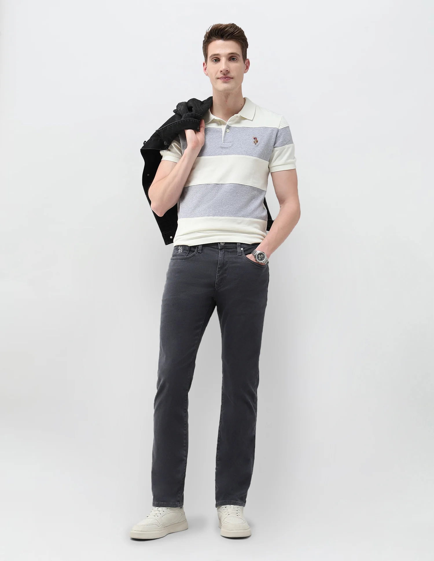 Mid Rise Harold Slim Straight Fit Jeans - Image 3