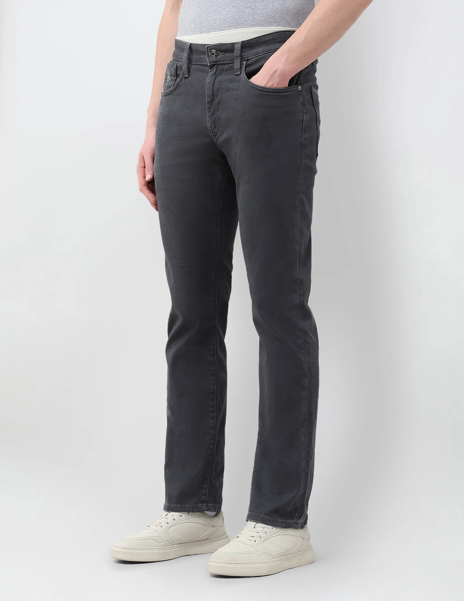 Mid Rise Harold Slim Straight Fit Jeans - Image 4
