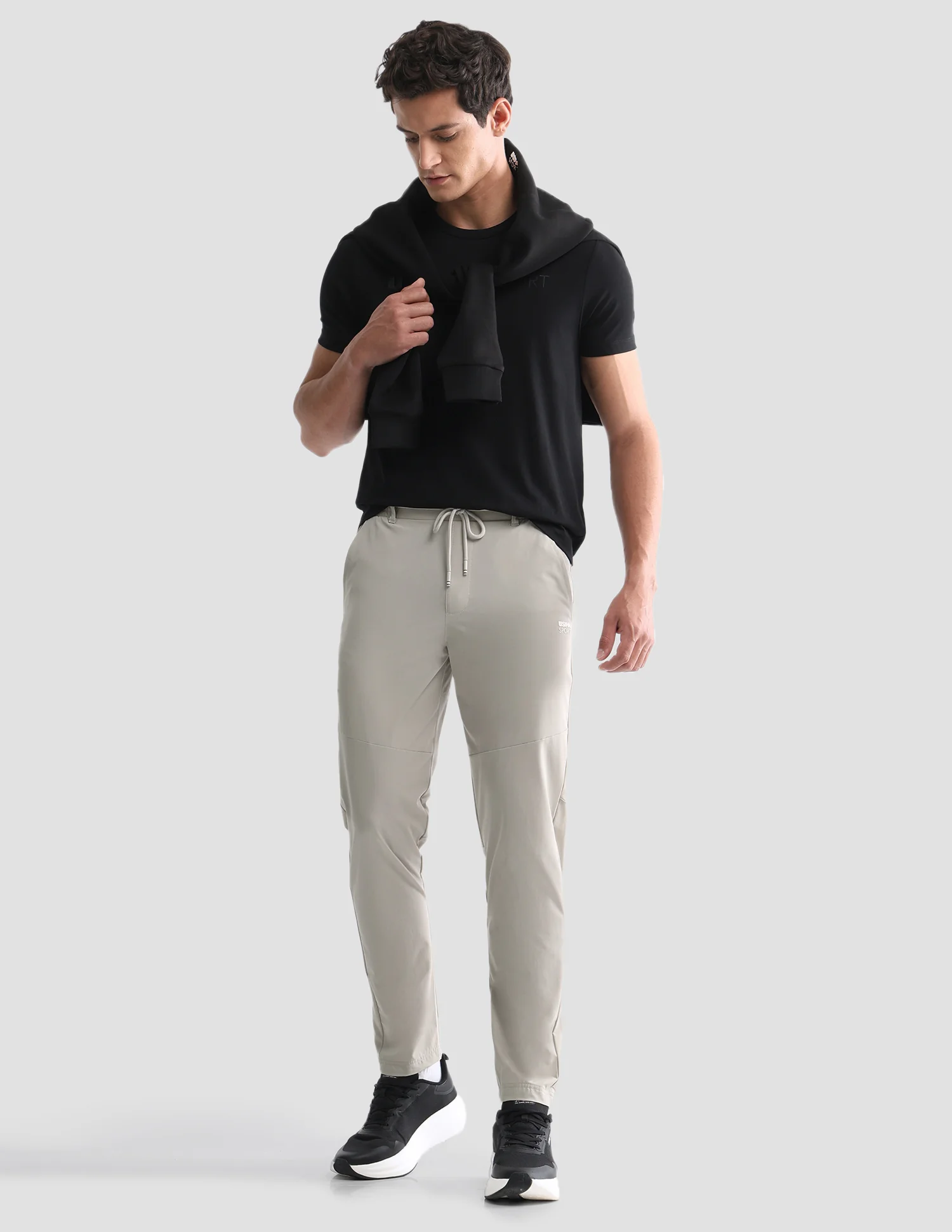 Mid Rise Regular Fit Active Track Pants - Image 3