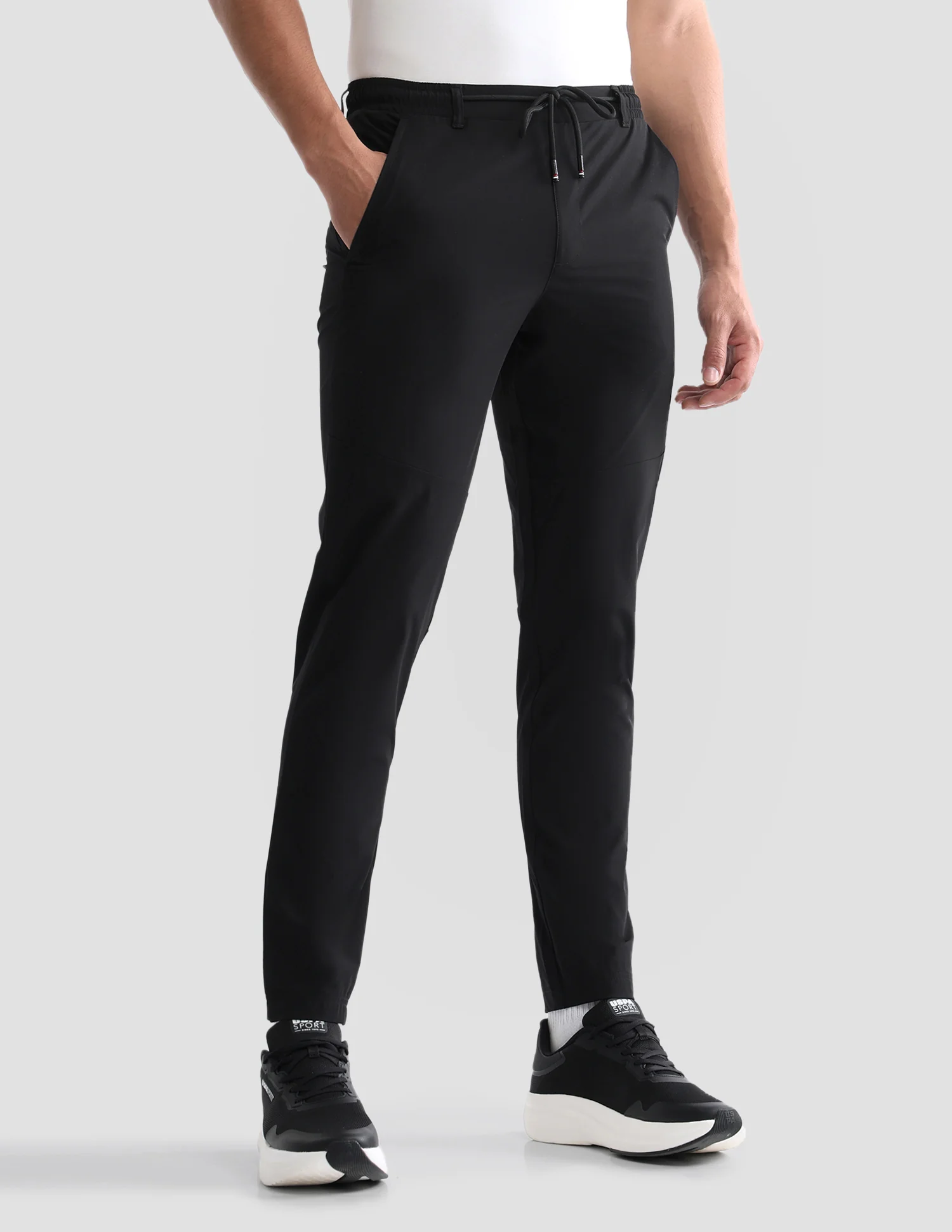 Mid Rise Regular Fit Active Track Pants - Image 4